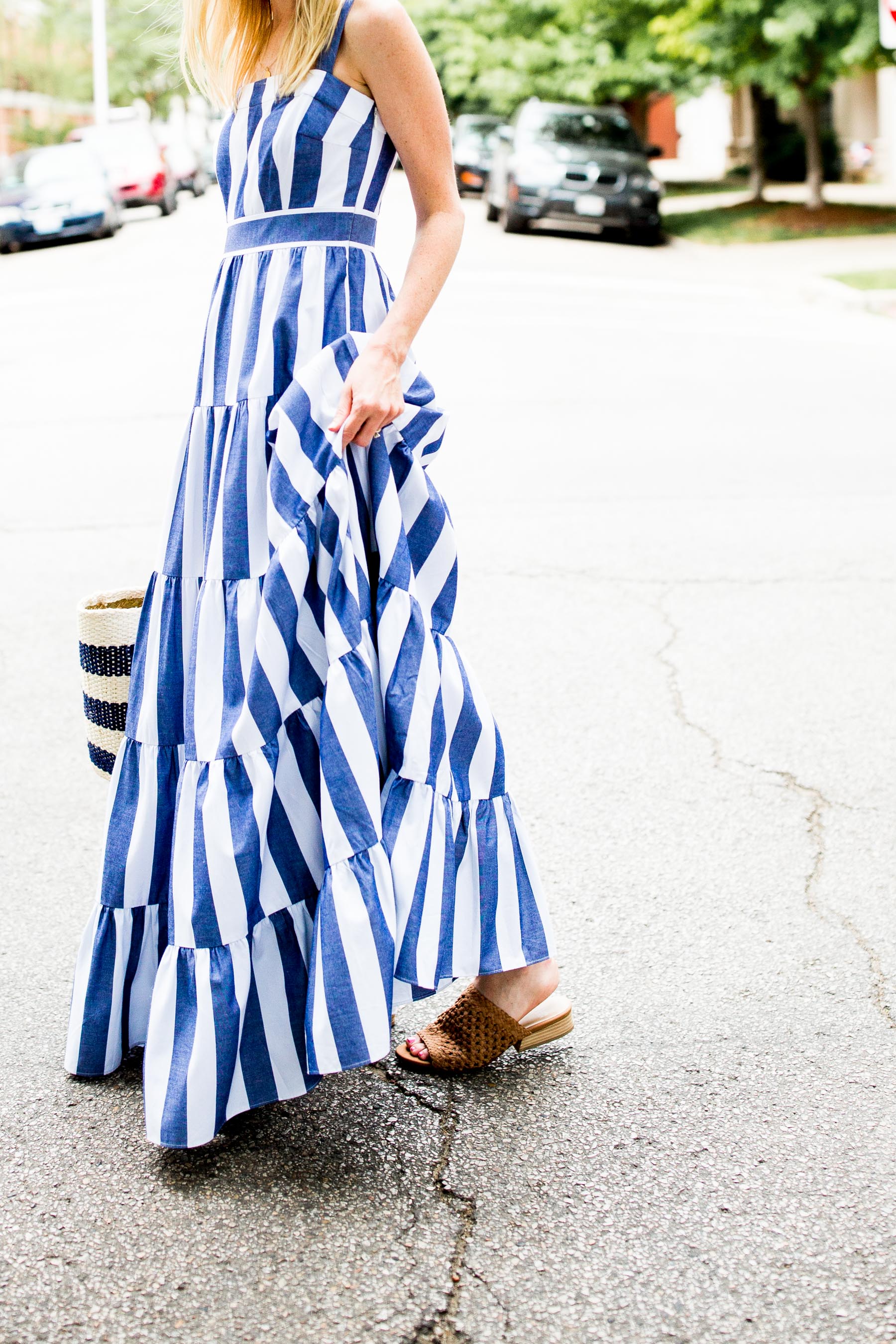 Wearing it Multiple Ways: Tiered Dress — Backseat Styling