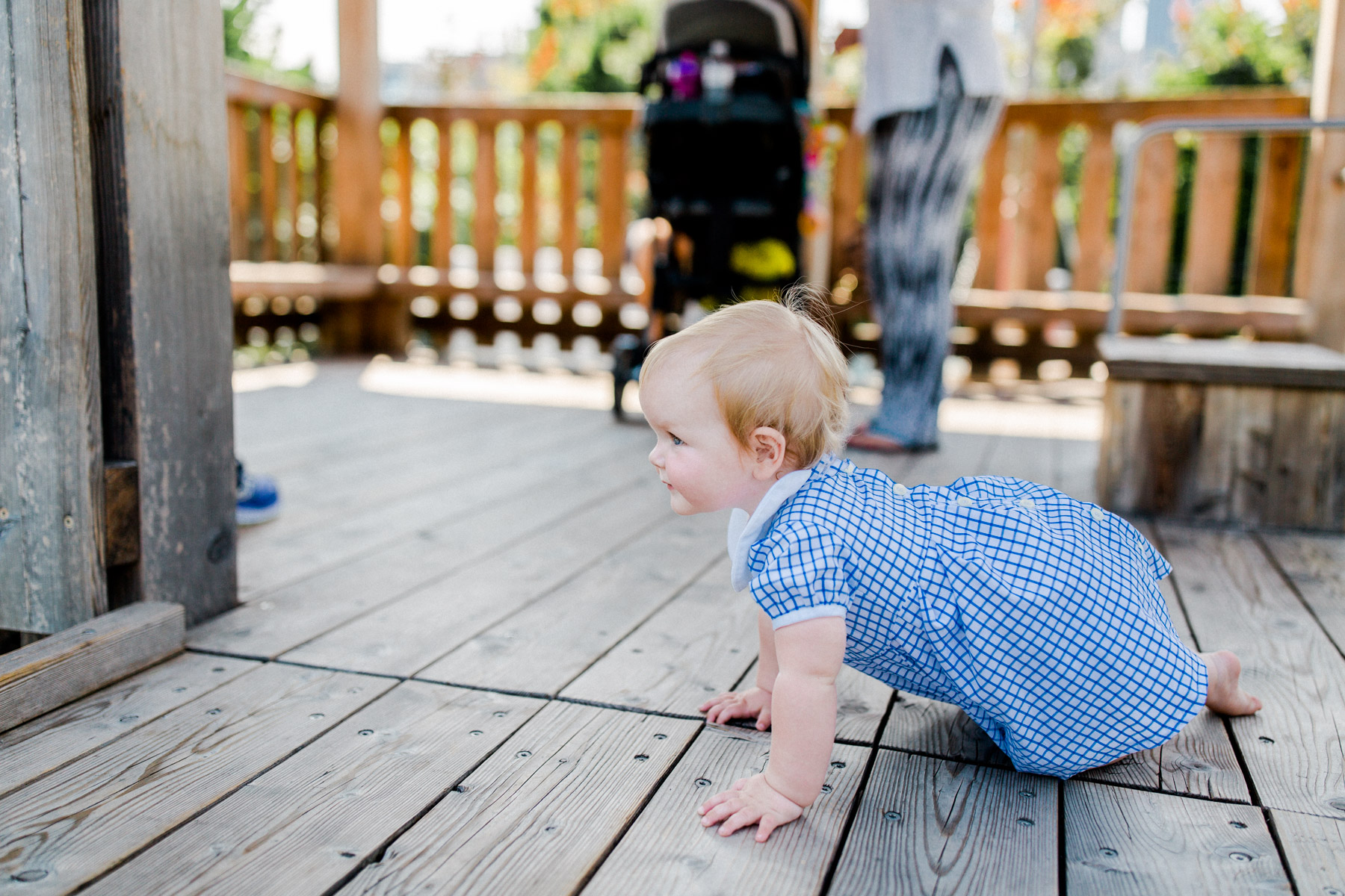 Preppy baby dress