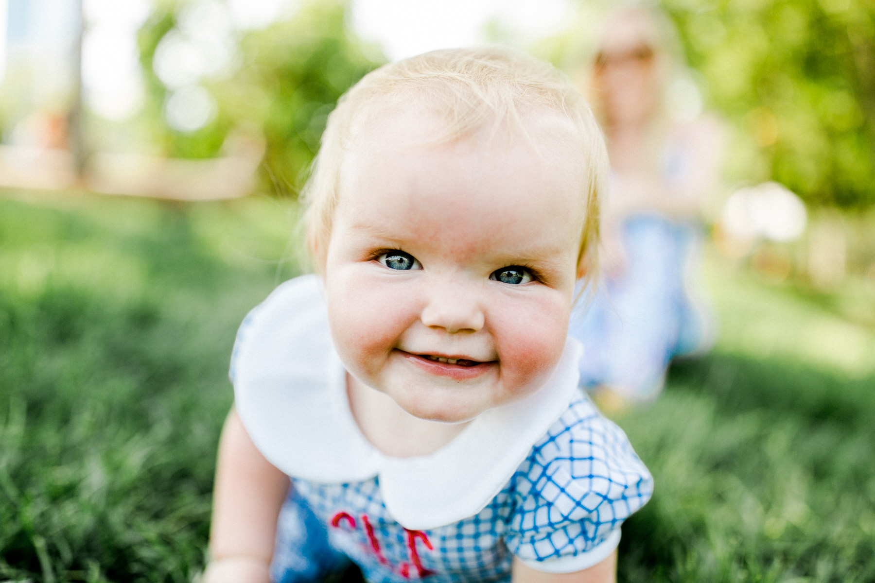 Adorable baby smile