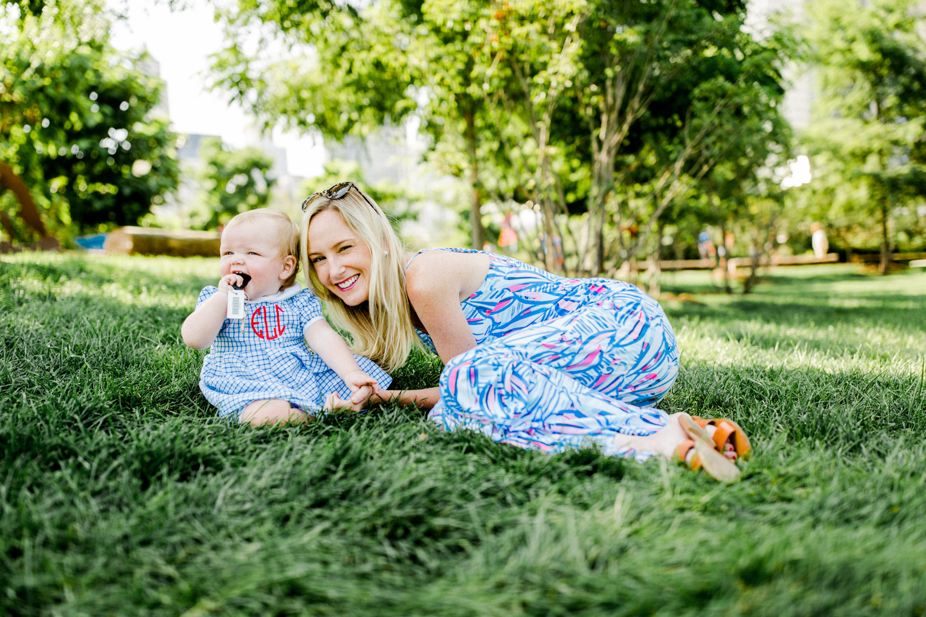 Kelly in the City and her daughter Emma