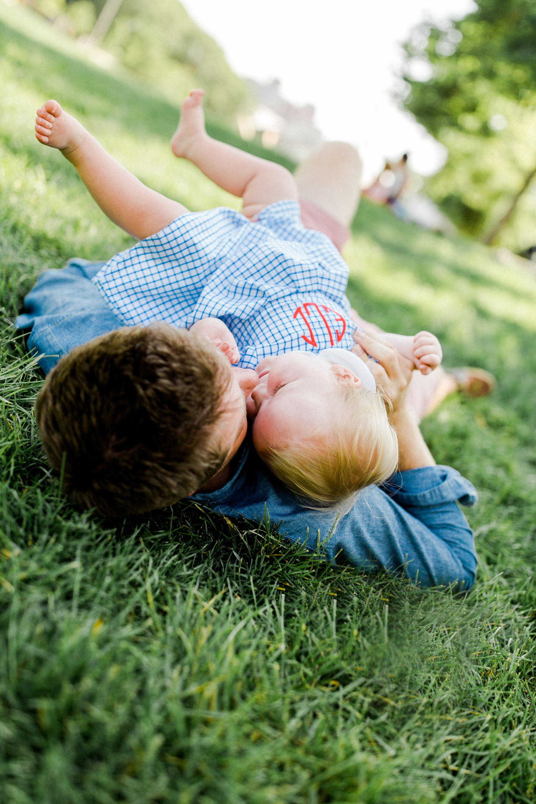 Father Daughter playtime at the park