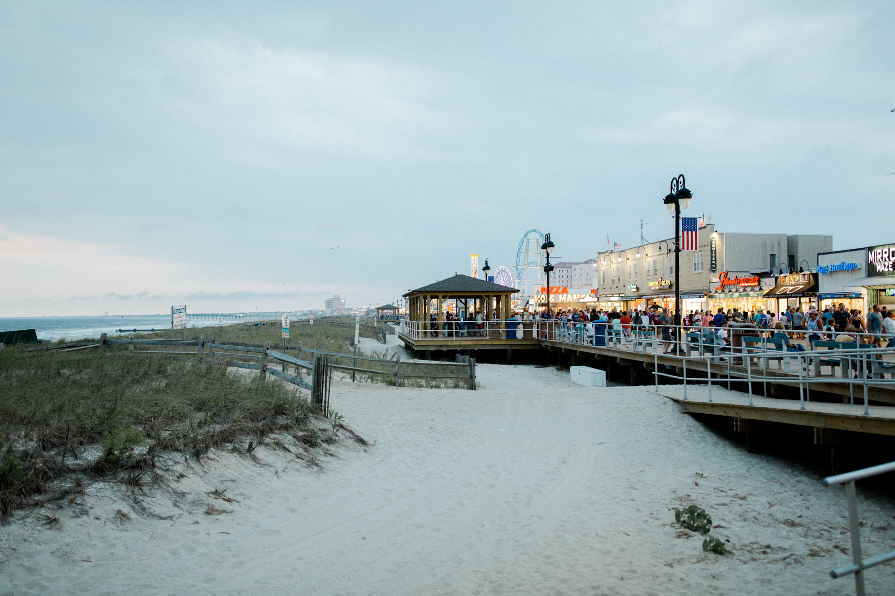 What the Jersey shore looks like with closed beaches & boardwalks