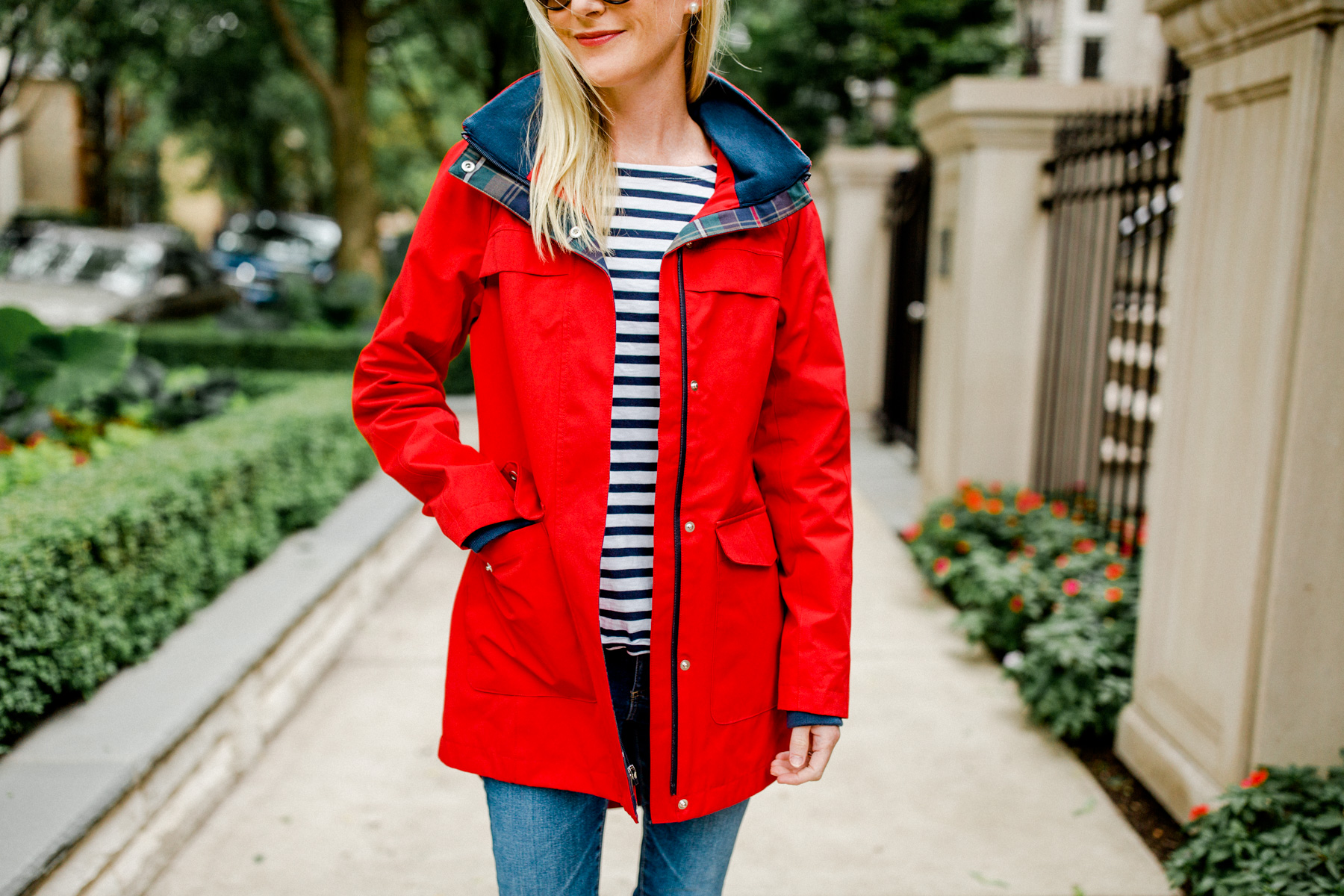 Stripe Boatneck Tee J.CREW