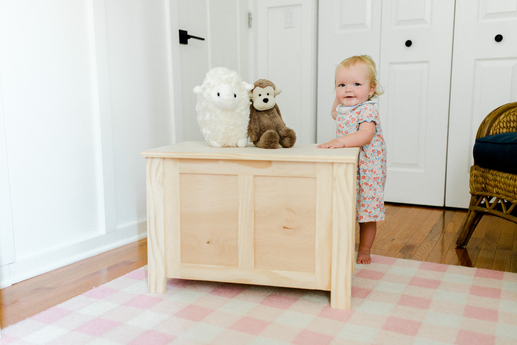 monogrammed toy box