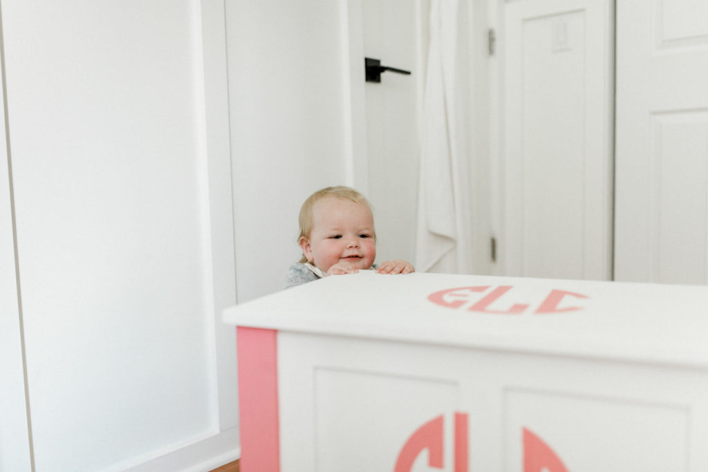 Monogrammed Toy Chest