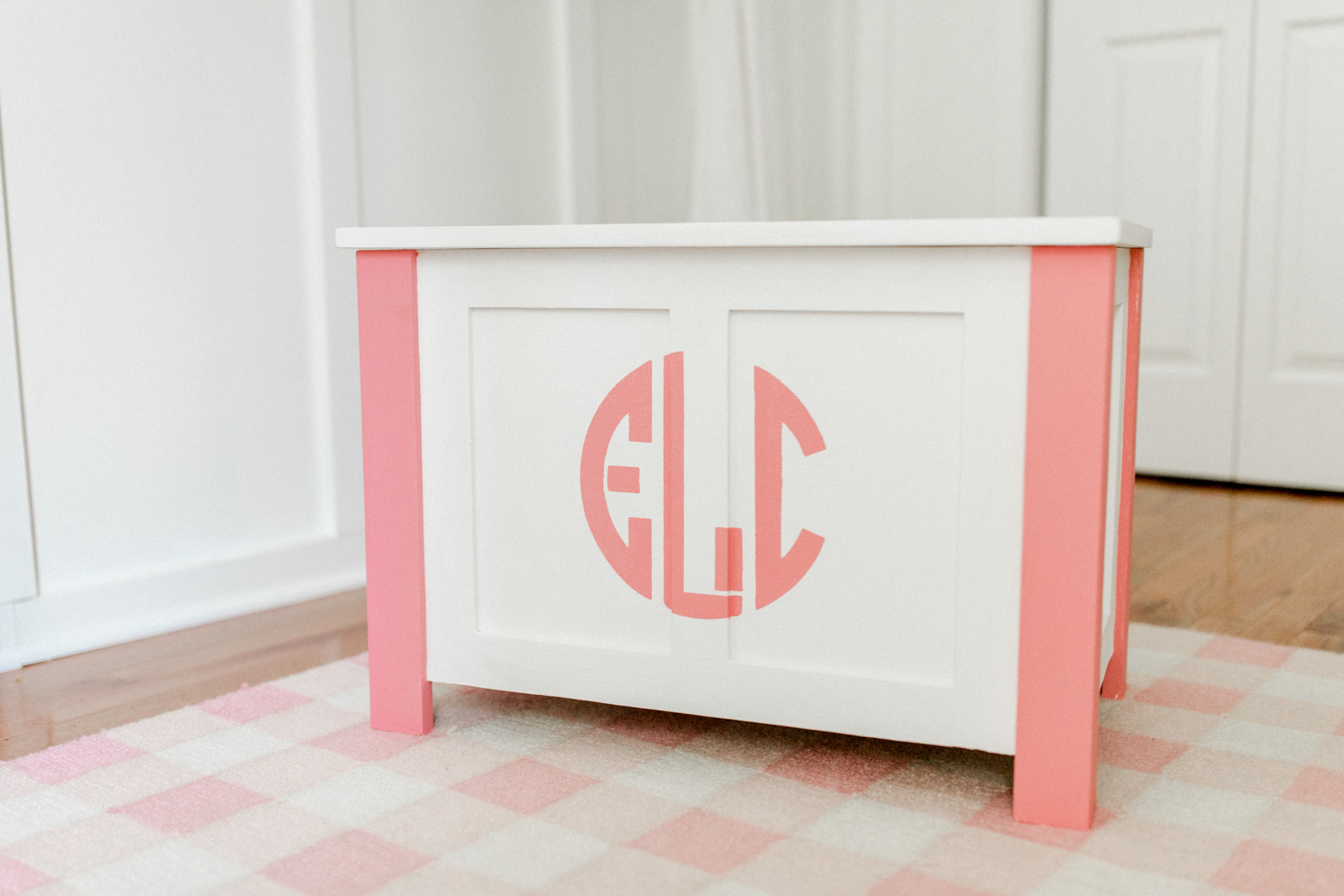 monogram toy box