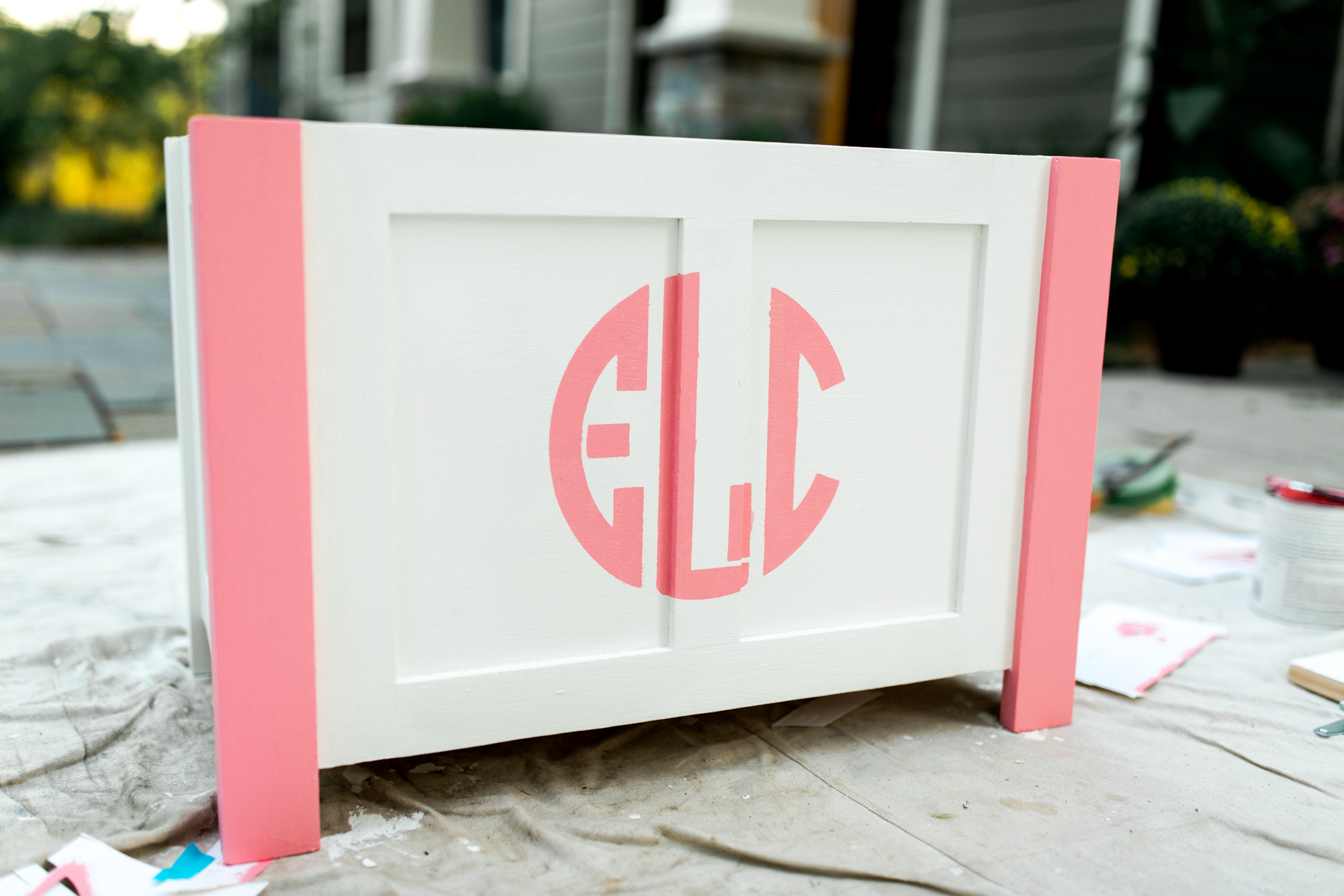 monogram toy box