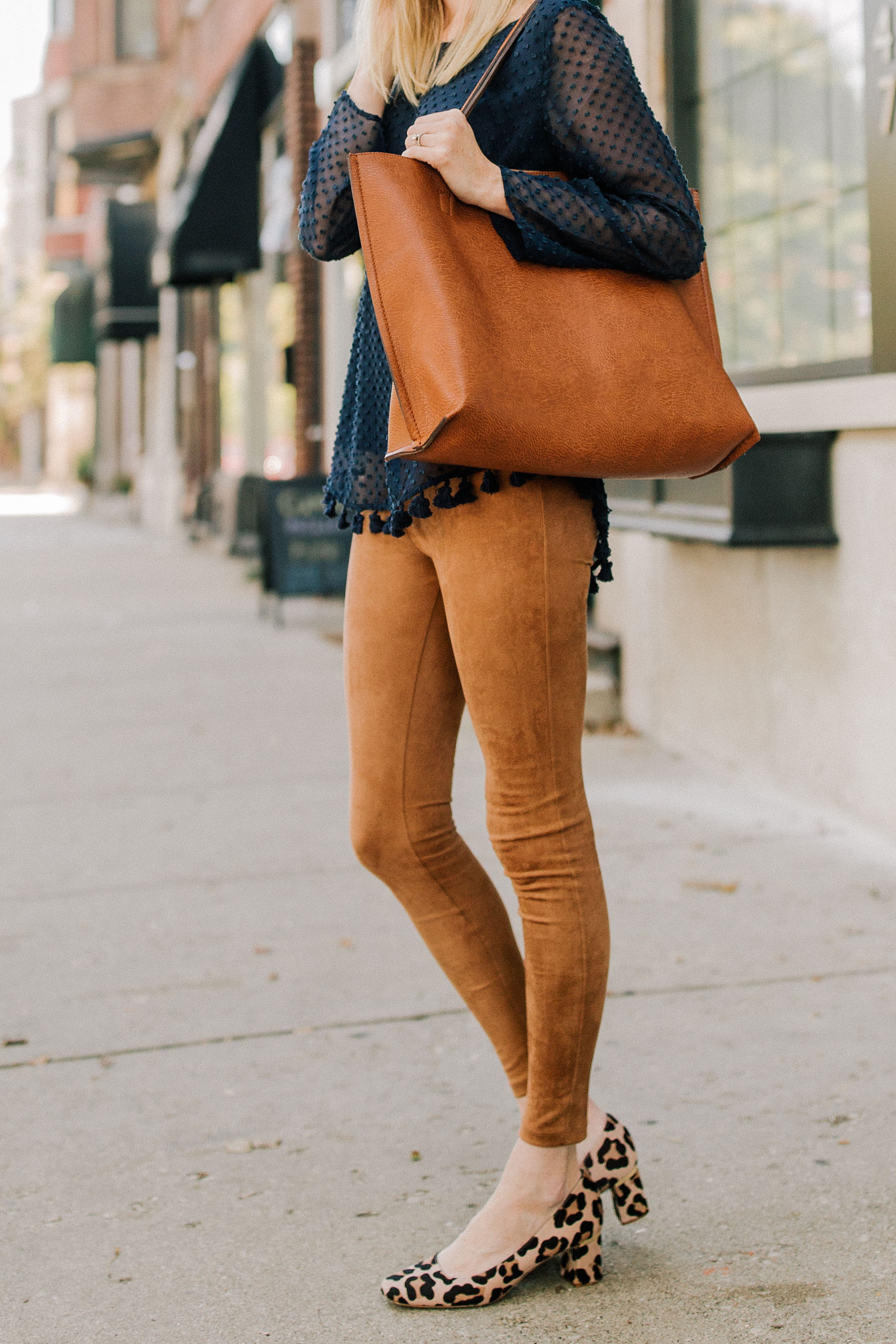 The Suede Leggings You Need This Fall