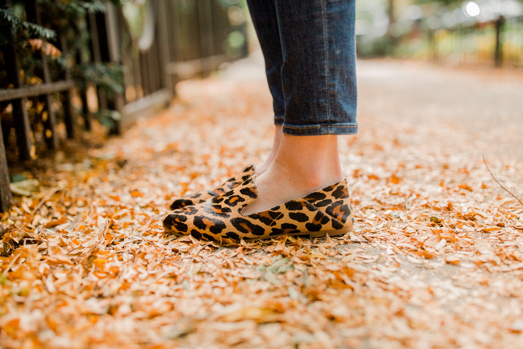 halogen leopard flats