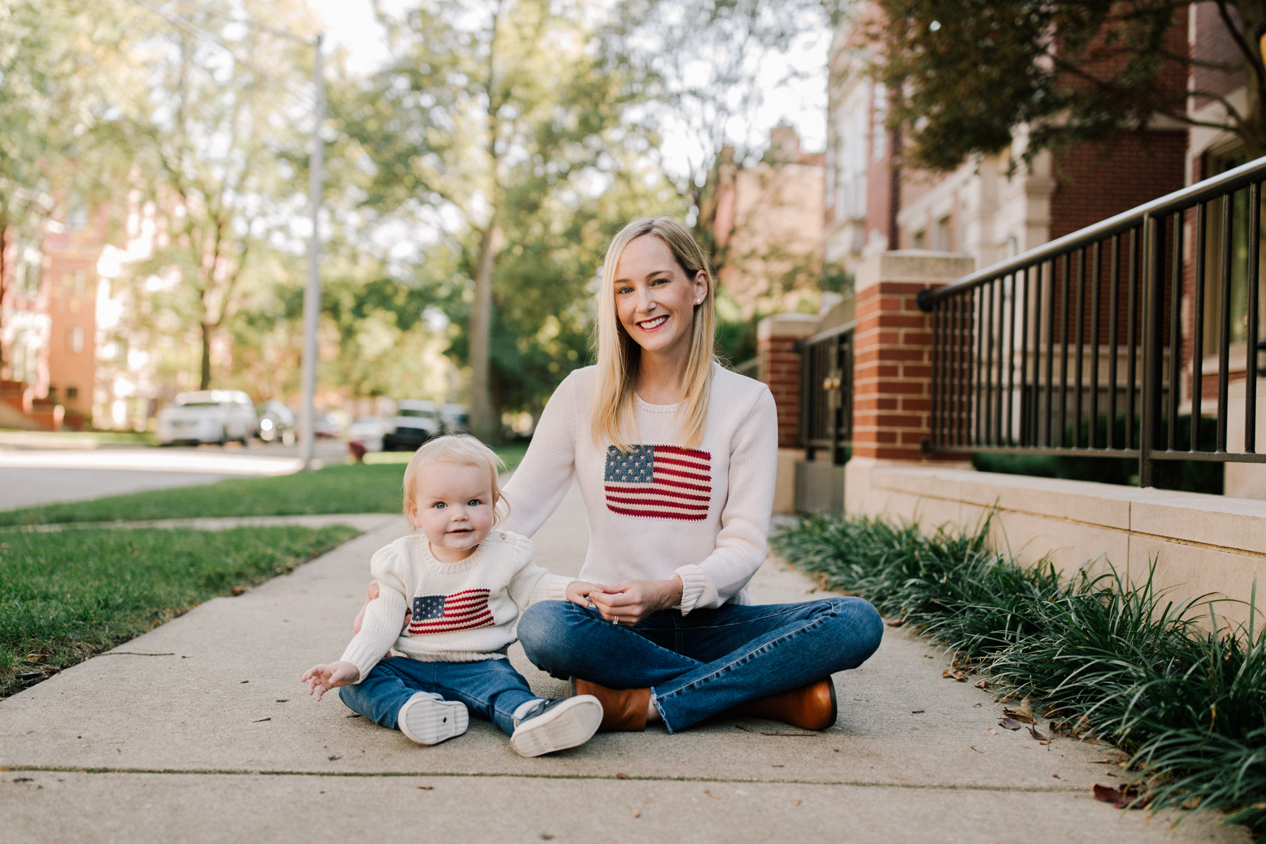 ralph lauren flag sweater outfit