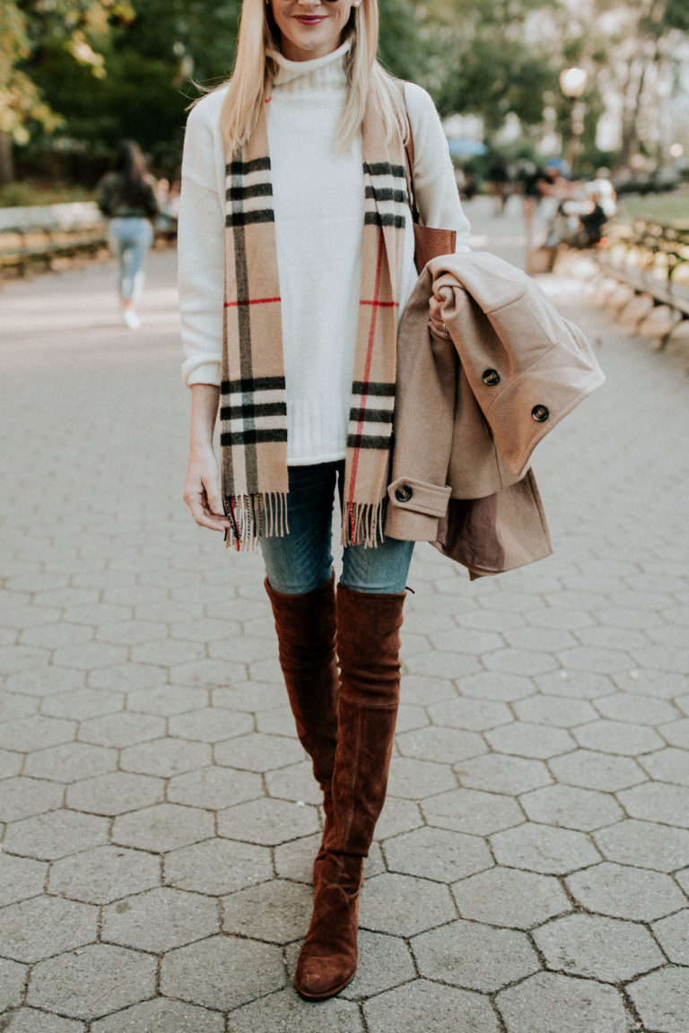 $38 Camel Peacoat for Fall - Chicago Fashion Blogger Kelly in the City