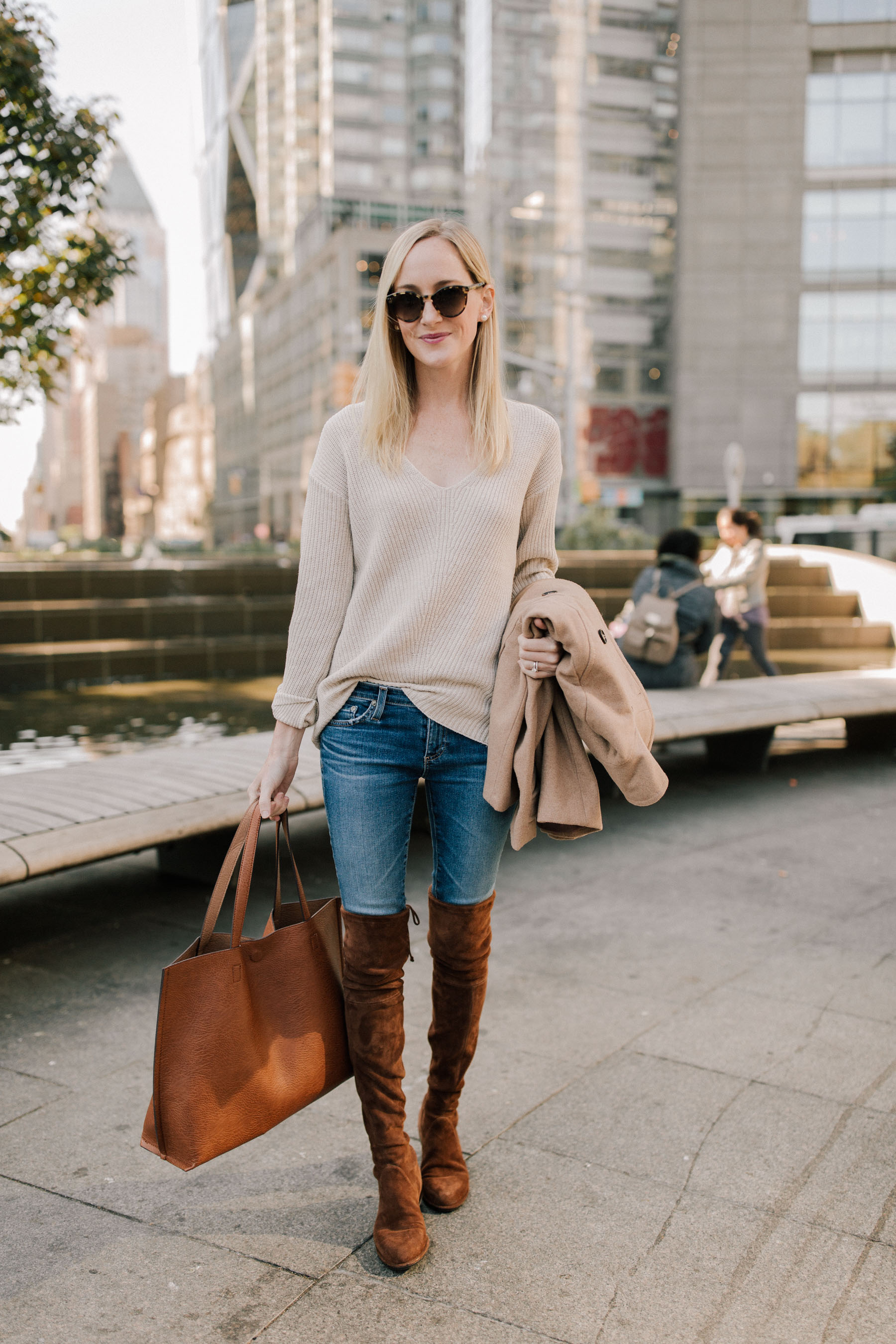 Columbus Circle Outfit - Kelly Larkin of Kelly in the City