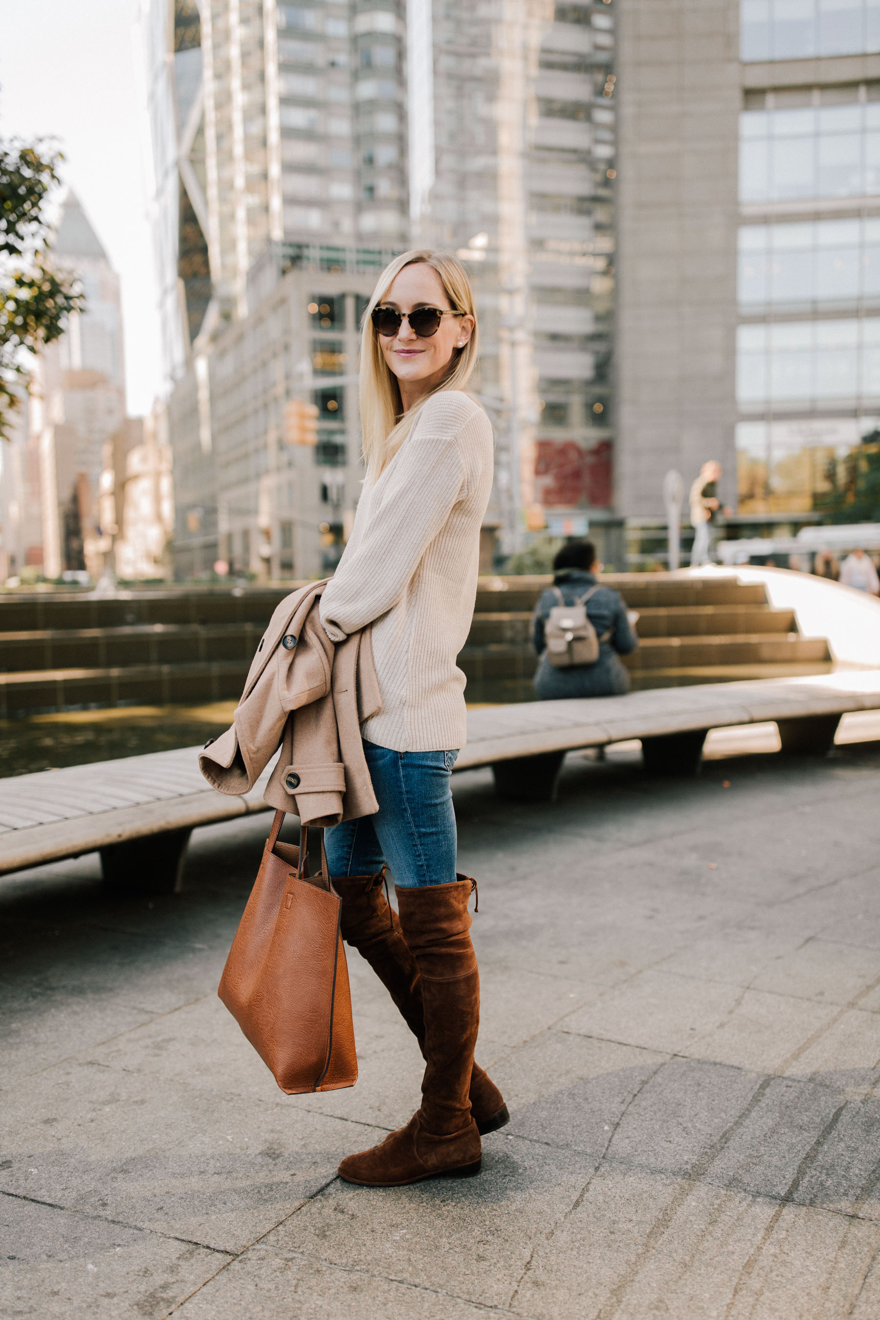 Columbus Circle Outfit - Kelly Larkin of Kelly in the City