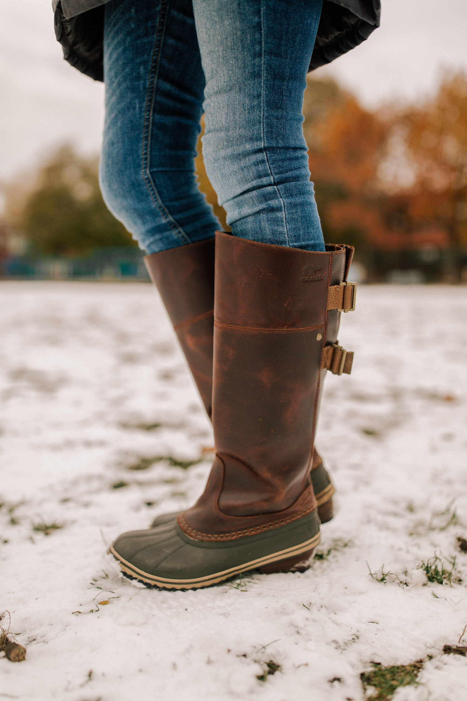 Sorel boots in snow