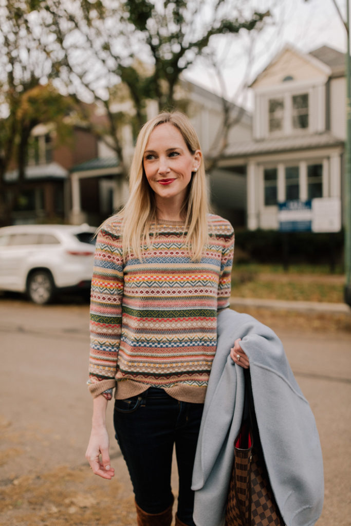 Blue Wrap Coat