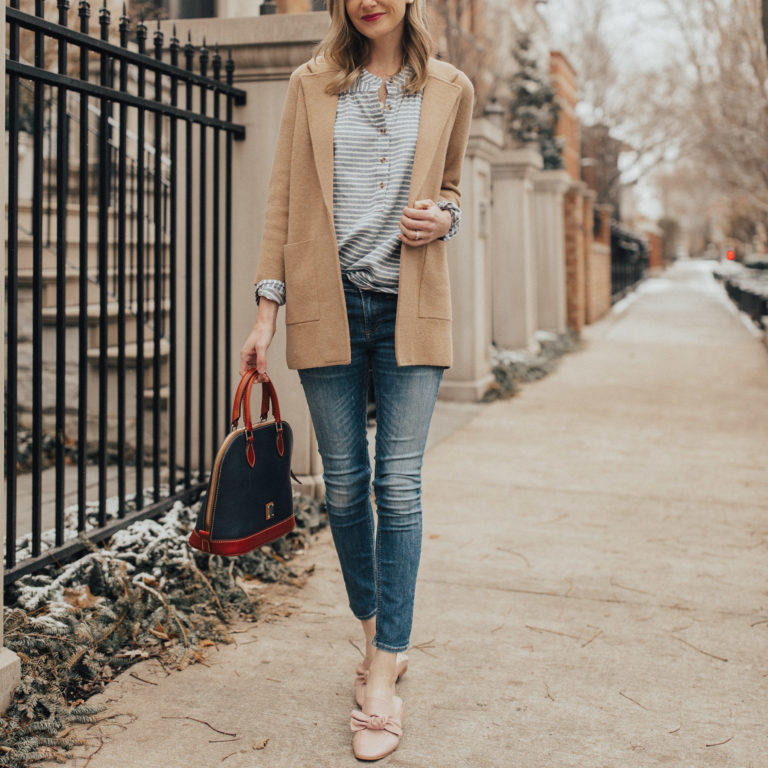 Why I Went Darker + A JCrew Sweater Blazer - Kelly In The City