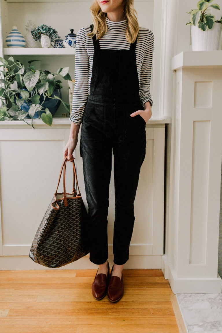 Velvet Overalls & How To Style Them Kelly Larkin of Kelly In The City