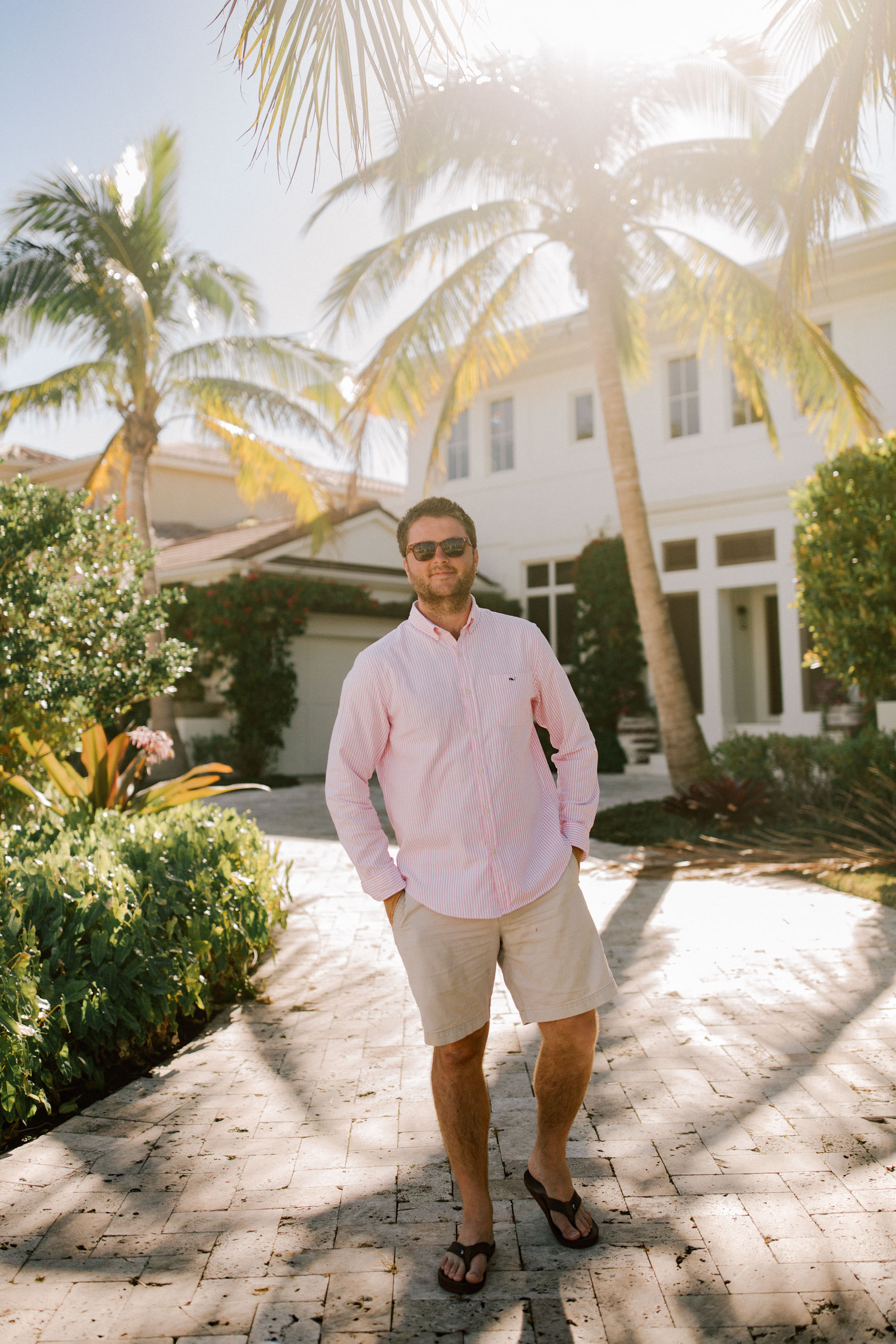 Mitch Larkin wearing Vineyard Vines in Naples Florida