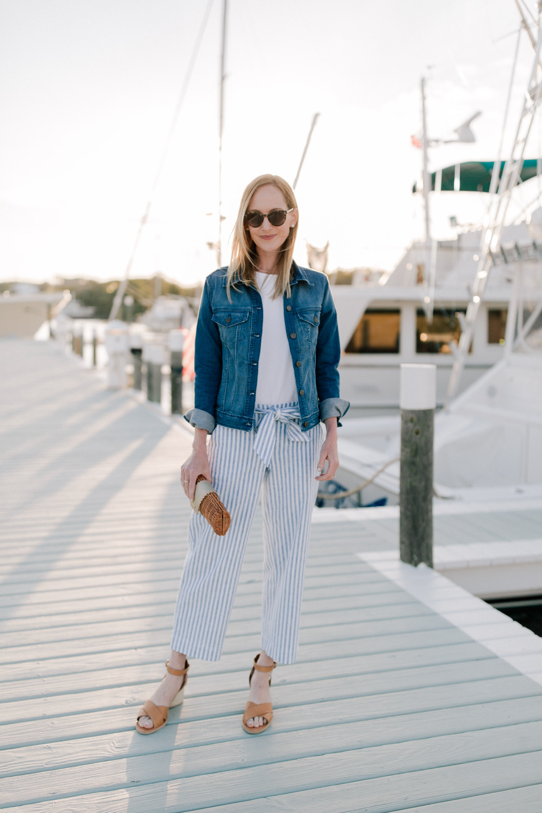 Vineyard Vines Striped Pants Outfit