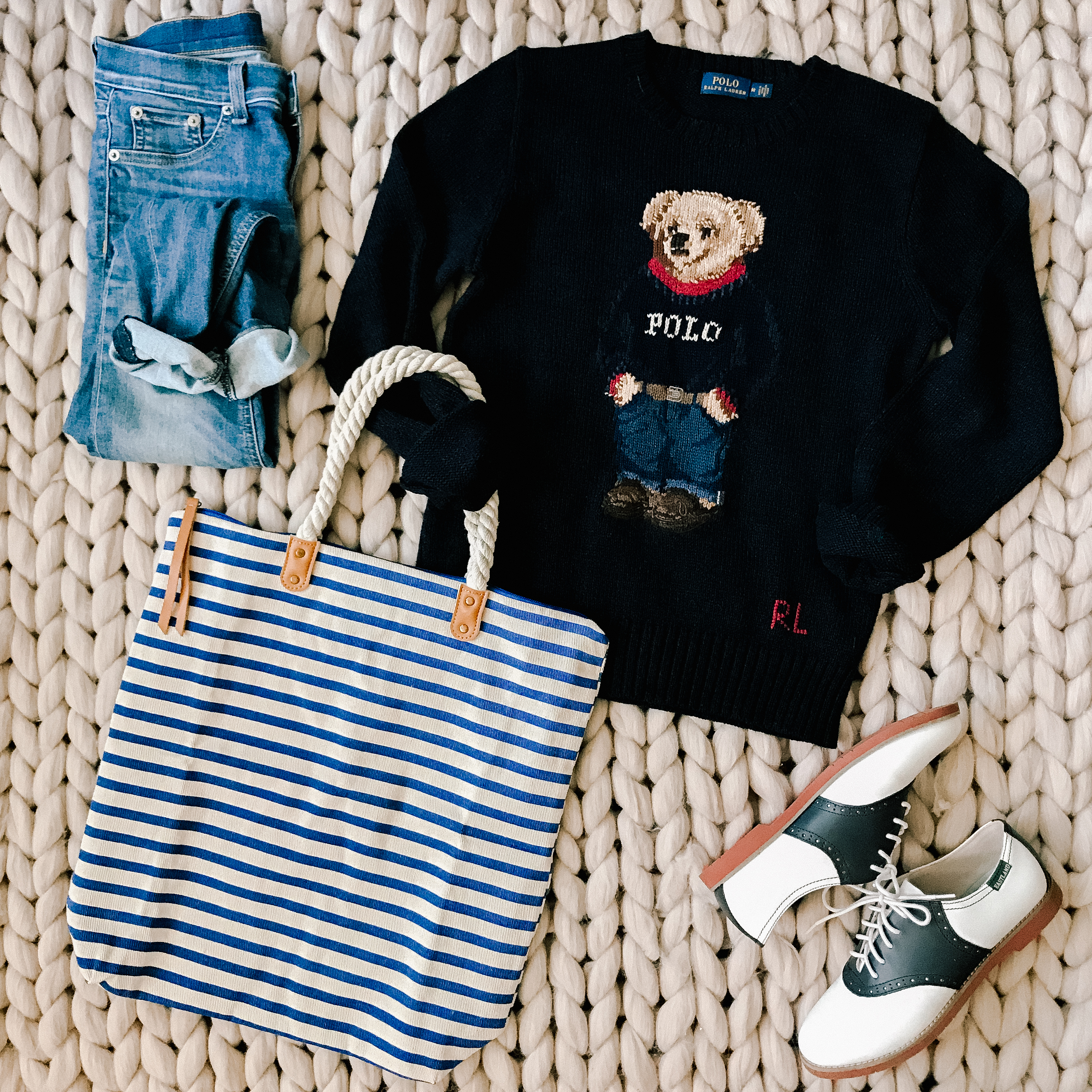 Chicago Fashion Blogger Shares The Ralph Lauren Teddy Bear Sweater