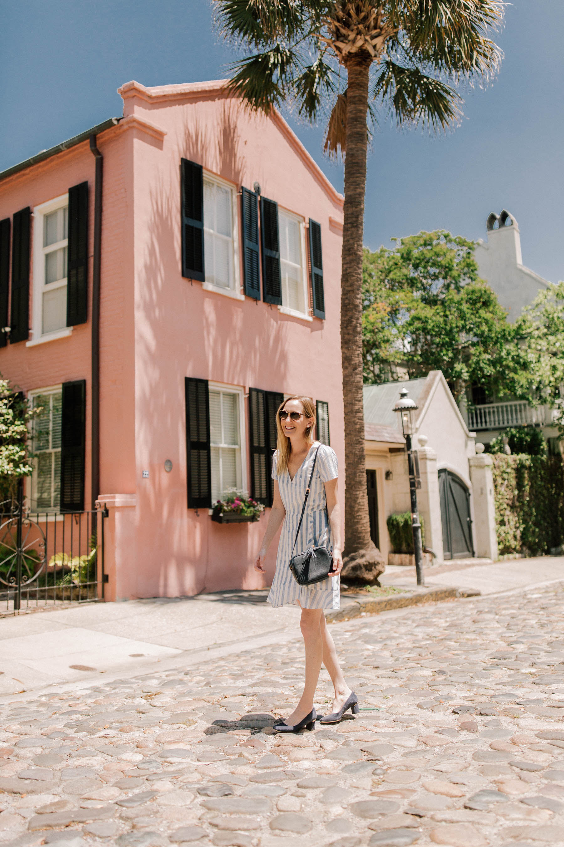 Wrap Striped Ruffle Dress by J.Crew