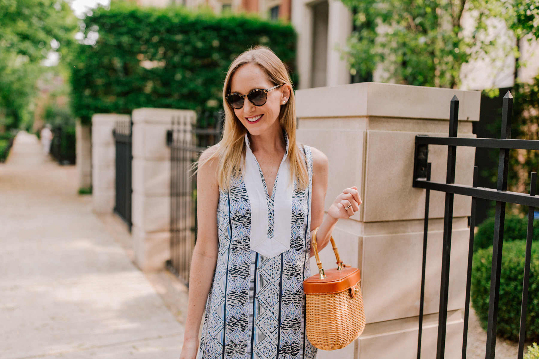 Kelly wearing Sail to Sable Maxi Dresses