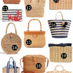 Preppy Woven Bags - Kelly in the City