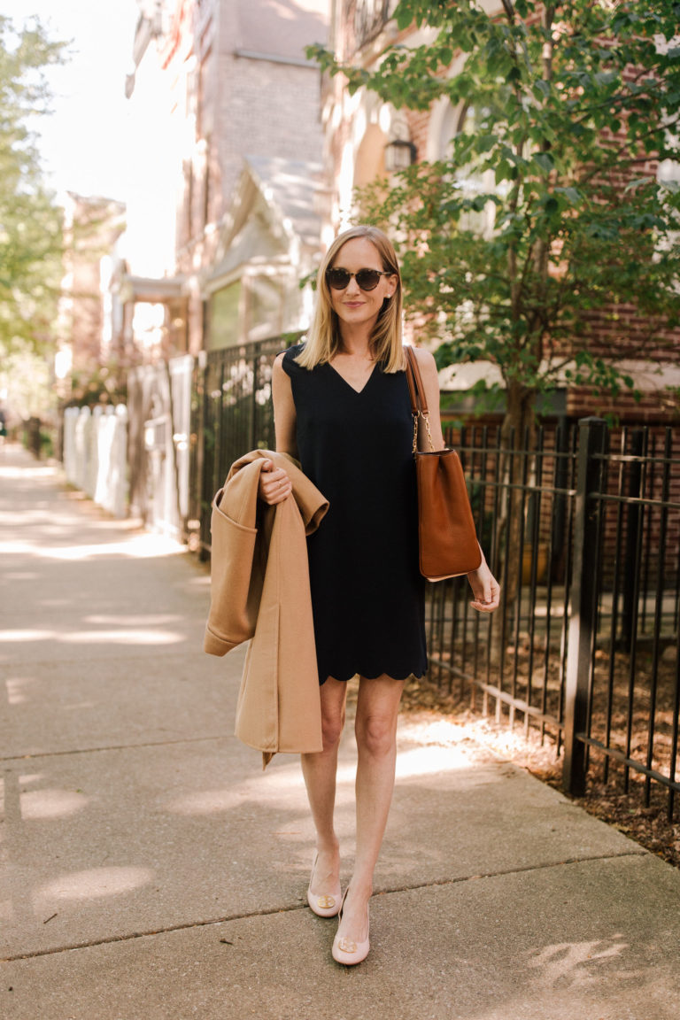 NSALE: CeCe Navy Scalloped Dress | Kelly in the City