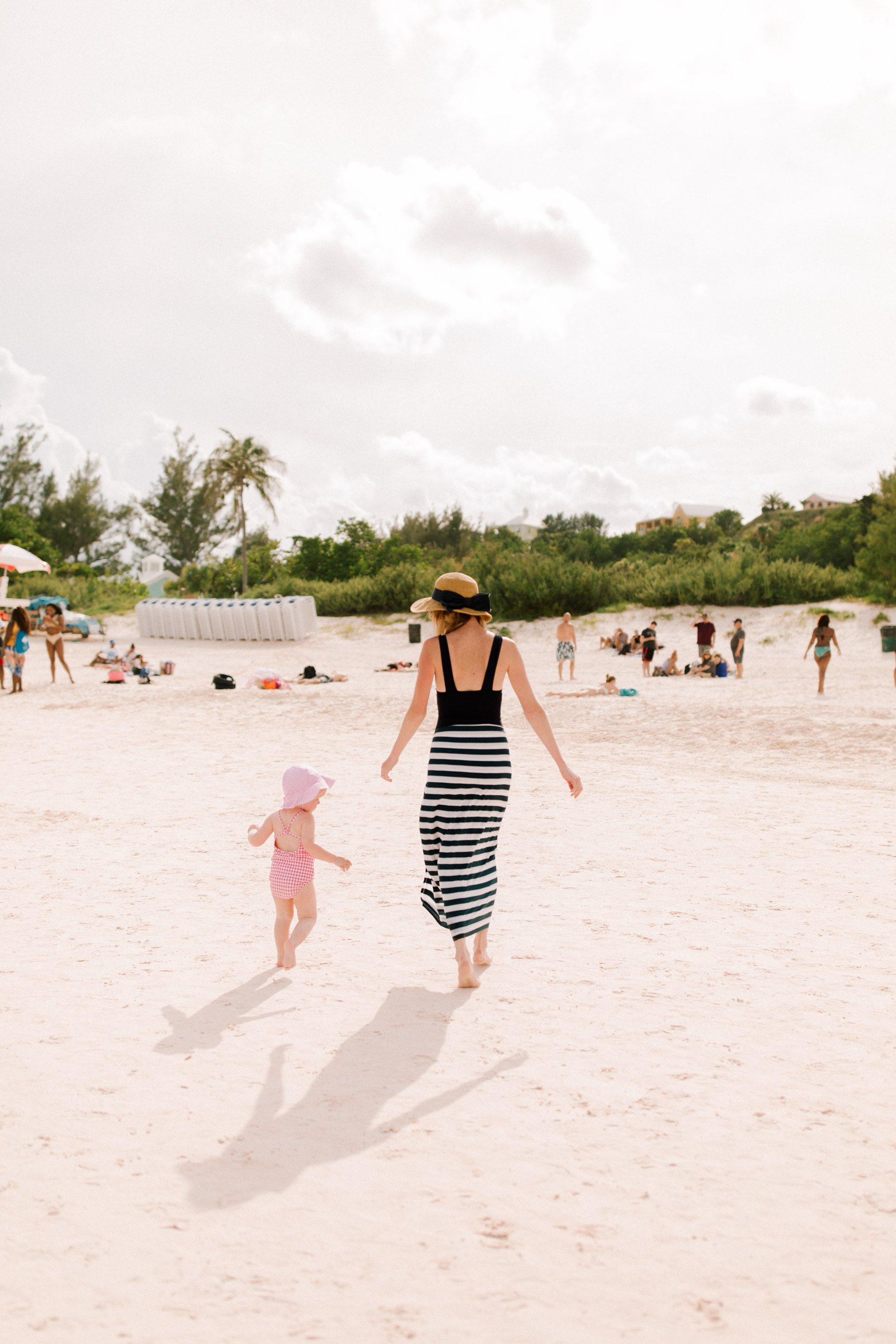  Navy Striped Sarong  / Striped T-Shirt Dress / J.Crew Bathing Suit