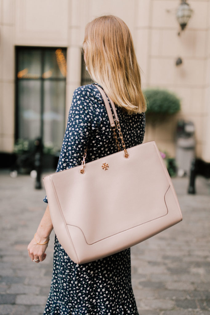 tory burch small marsden leather tote