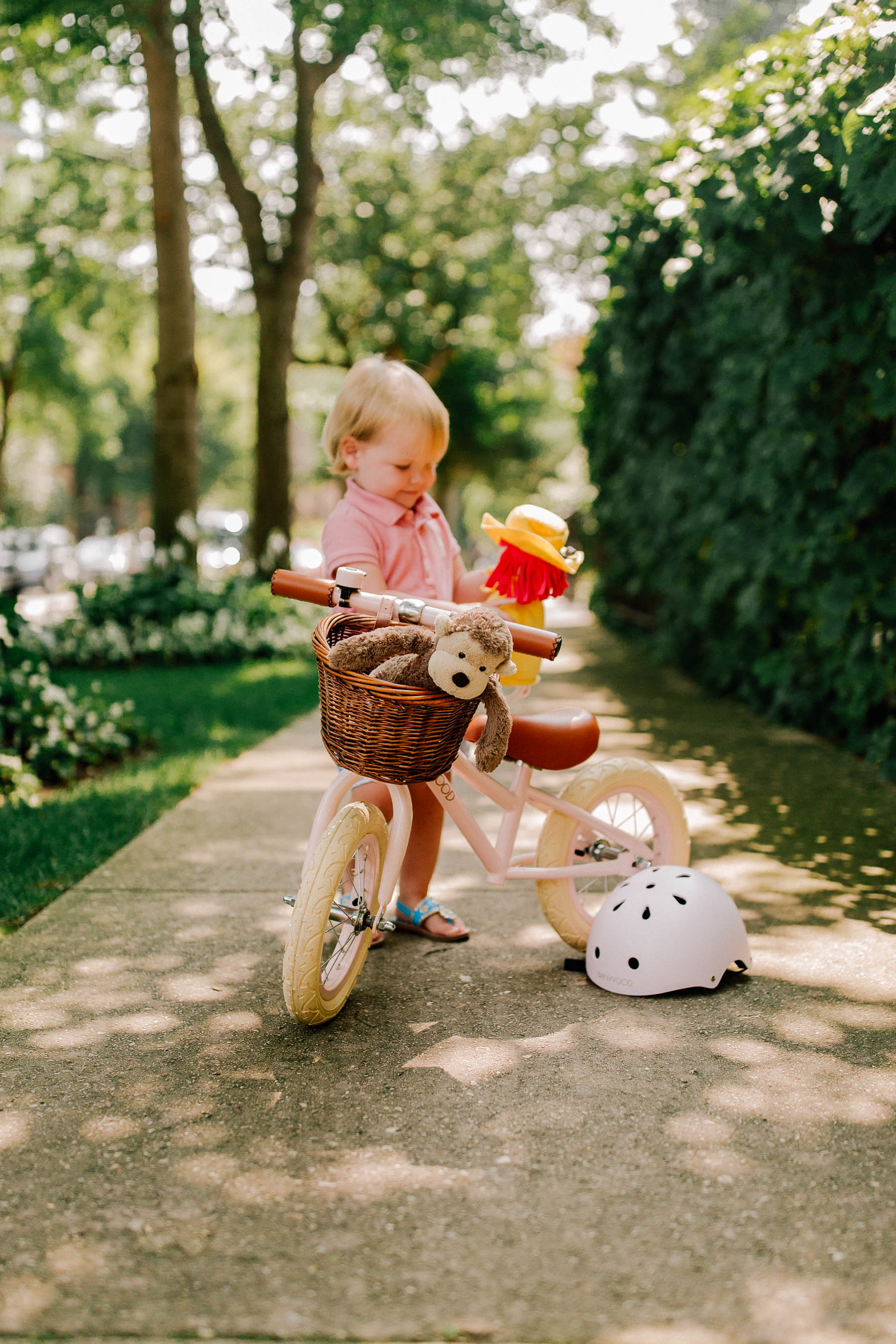 banwood balance bike pink