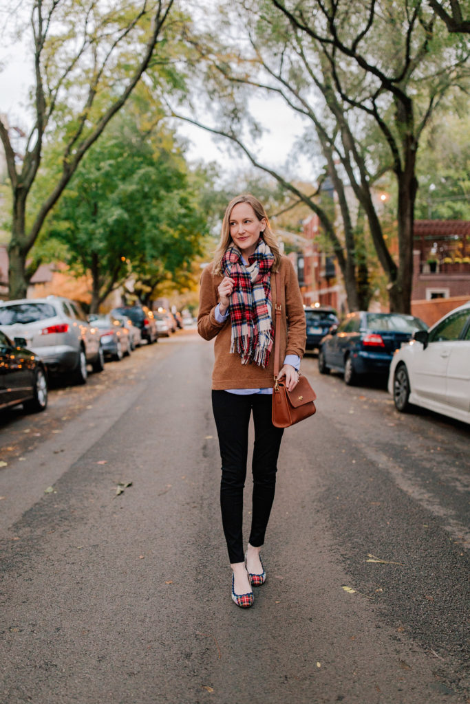Camel Sweater & Preppy Fall Outfits | Kelly in the City