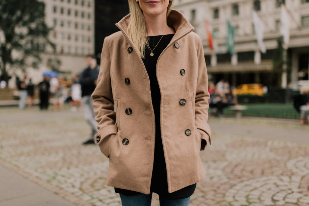 The $38 Camel Peacoat You Need This Fall | Kelly in the City