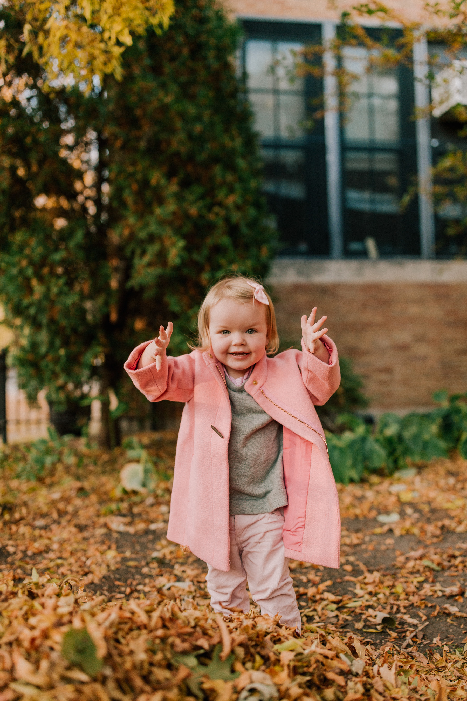 Toddler in a J.Crew Cocoon Coat