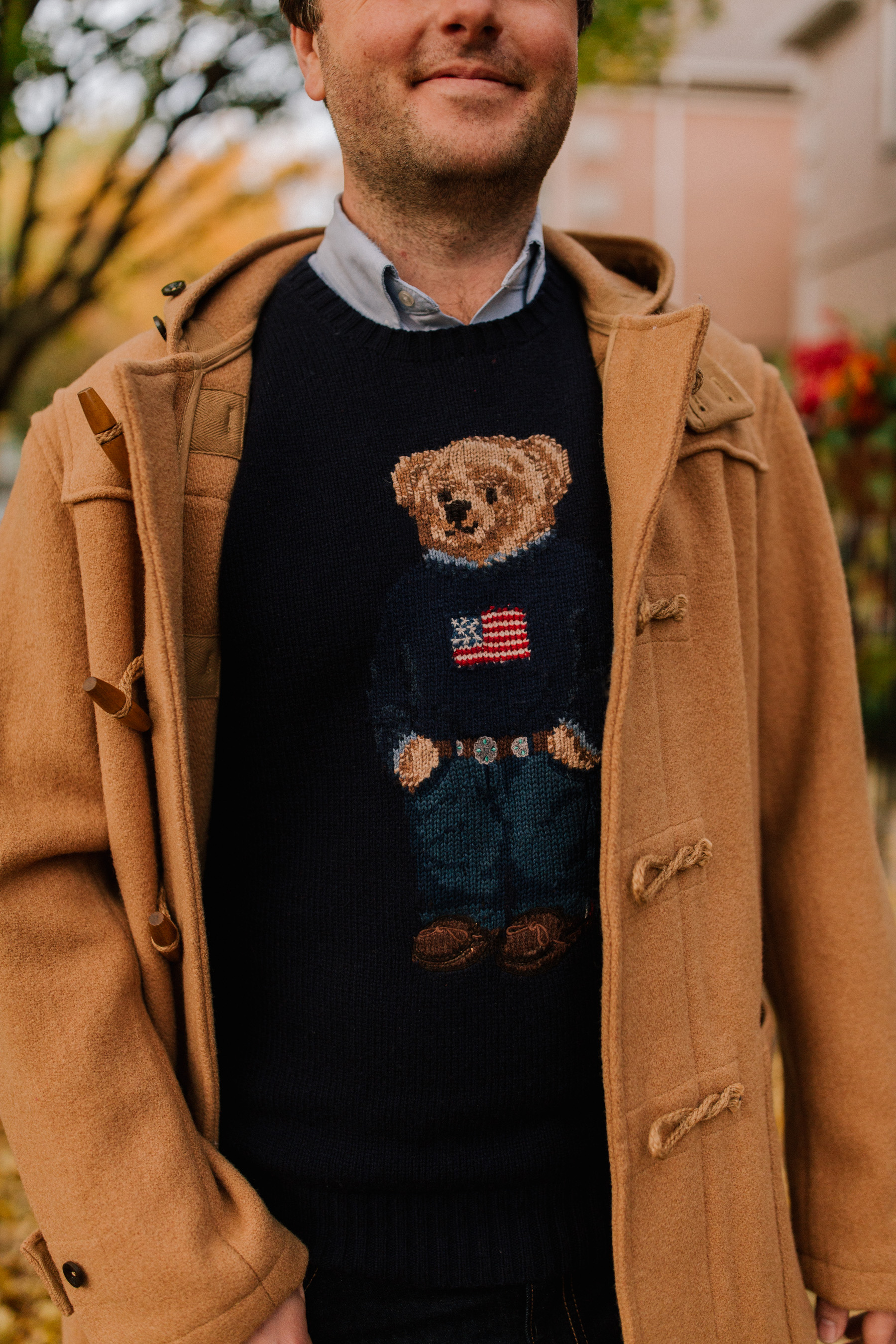 ralph lauren iconic bear sweater