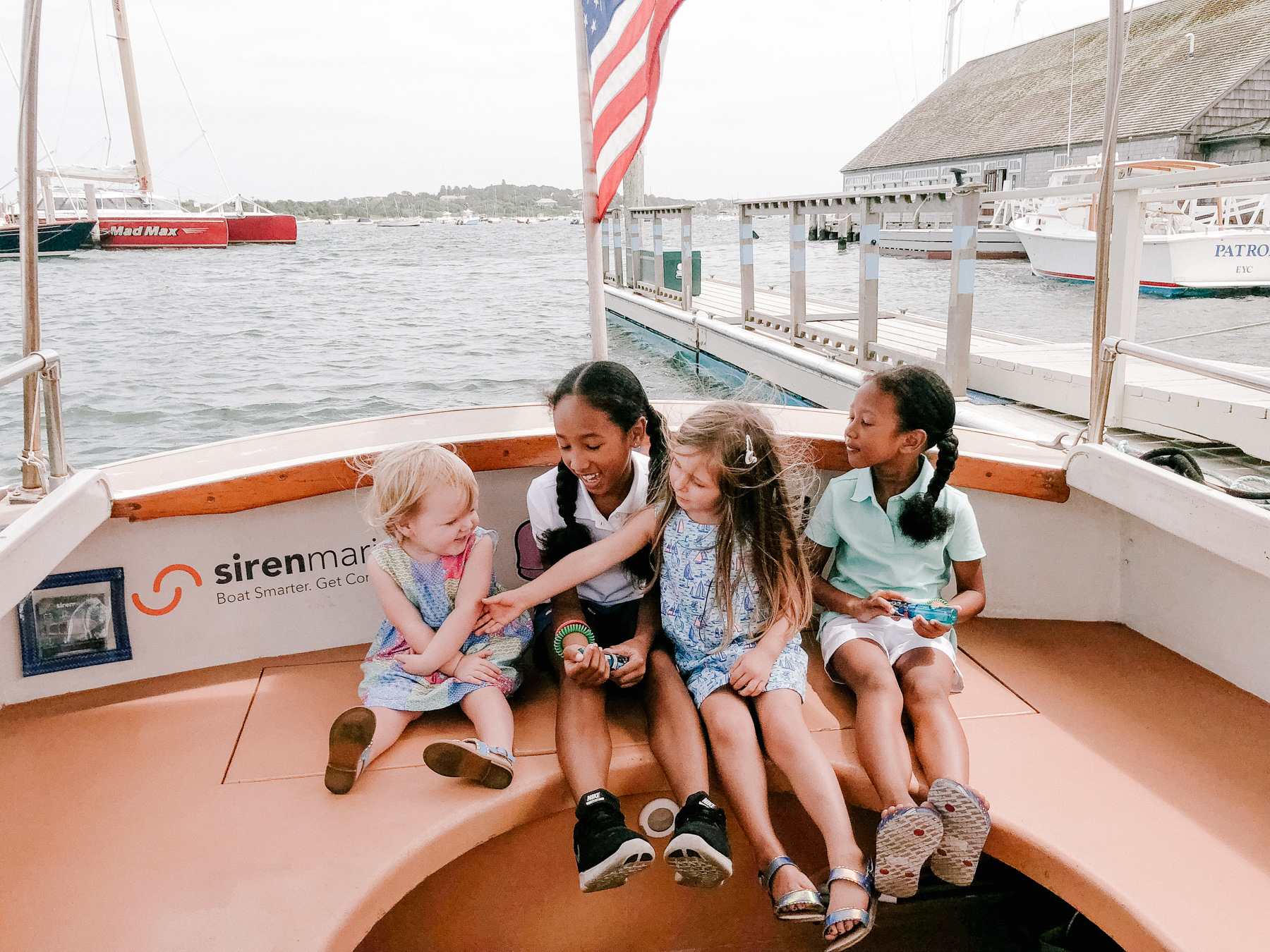 Kids - Boat ride back to the Winnetu