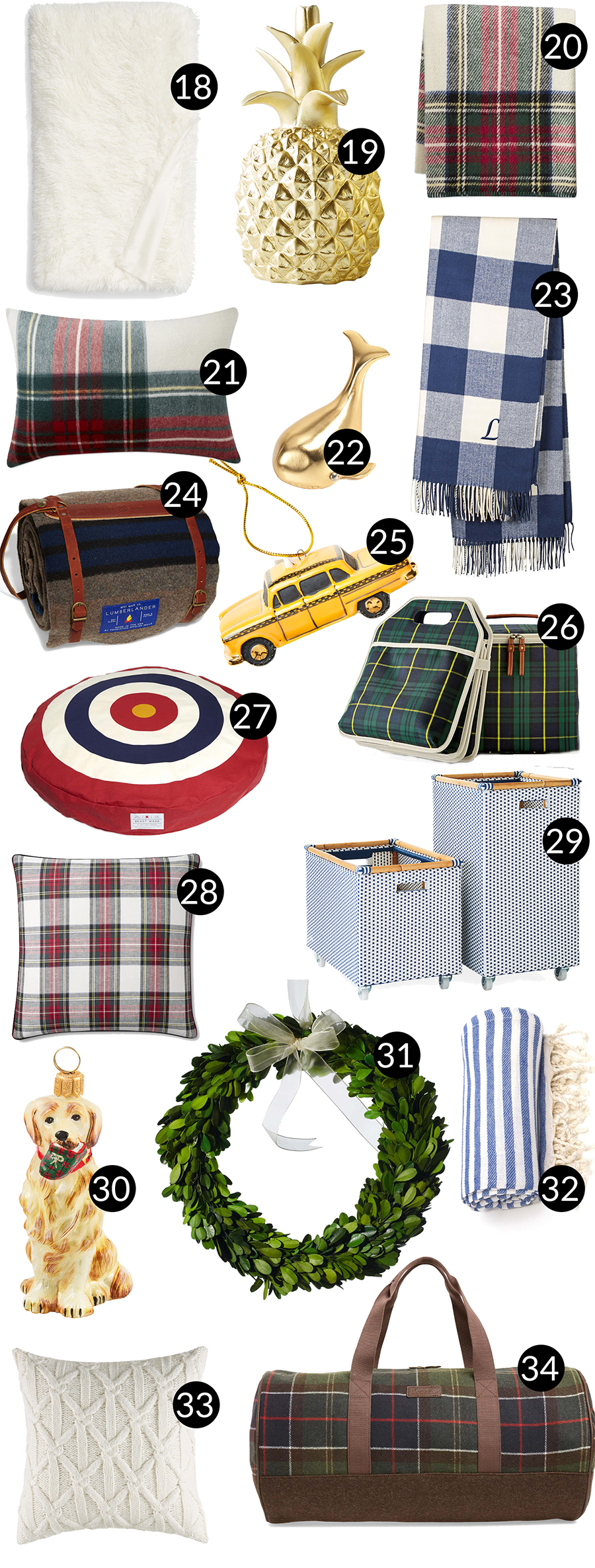 Preppy Holiday Home Gift Guide - Kelly in the City