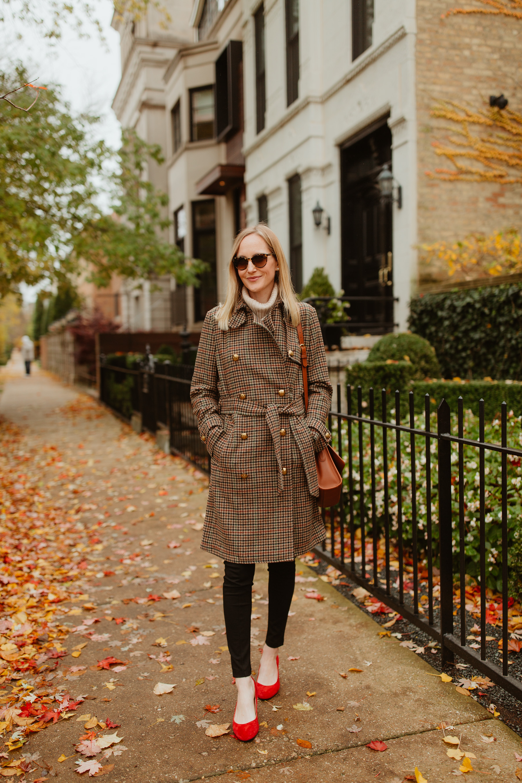 lauren ralph lauren quilted houndstooth jacket