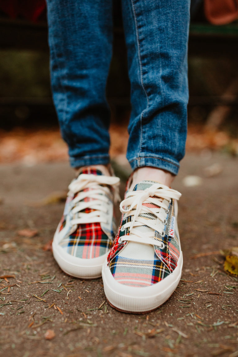 Tartan Sneakers - Superga & Walmart | Kelly in the City