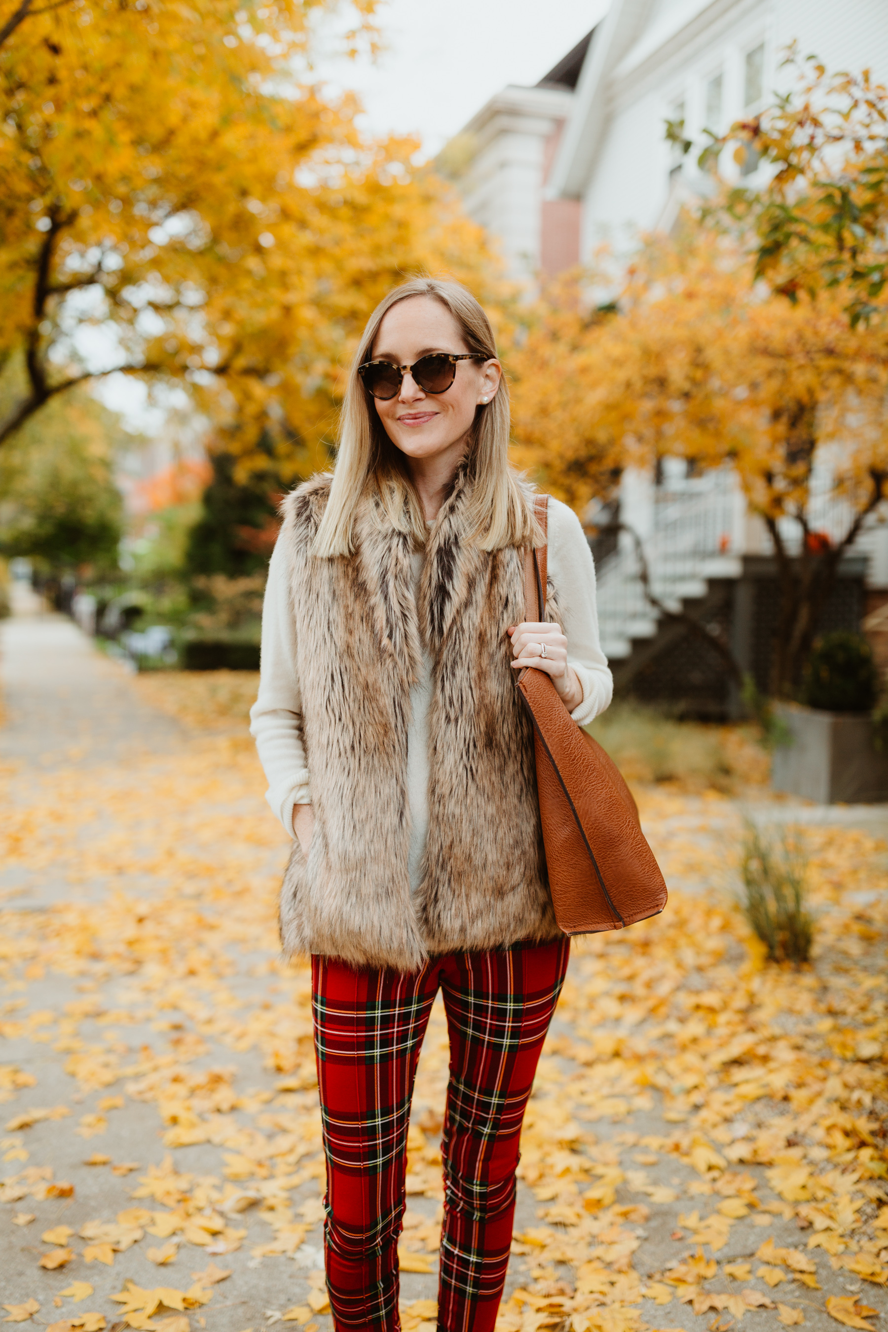 BILTMORE FAUX FUR VEST BY PARKES RUN