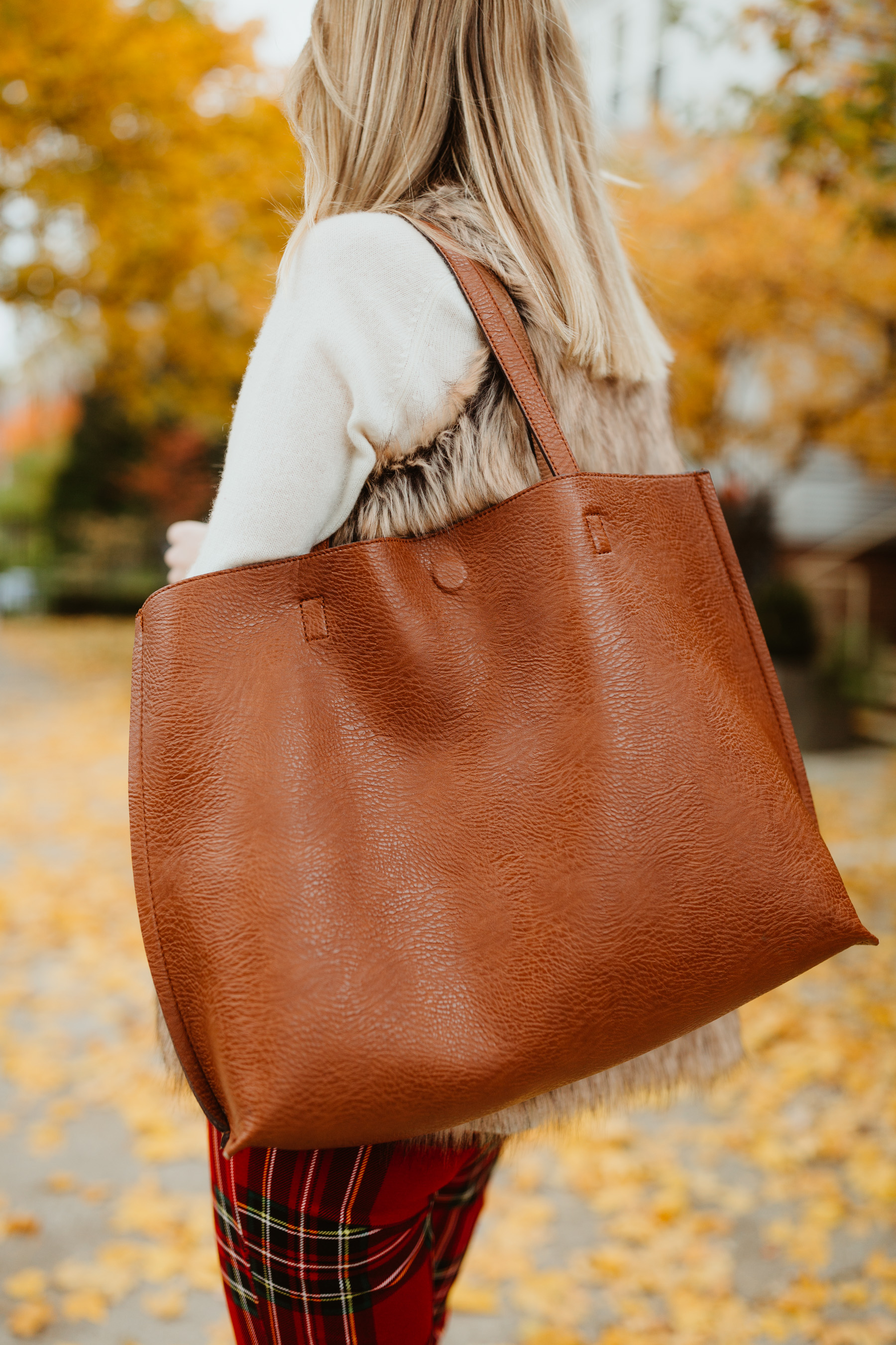 $48 Faux Leather Tote