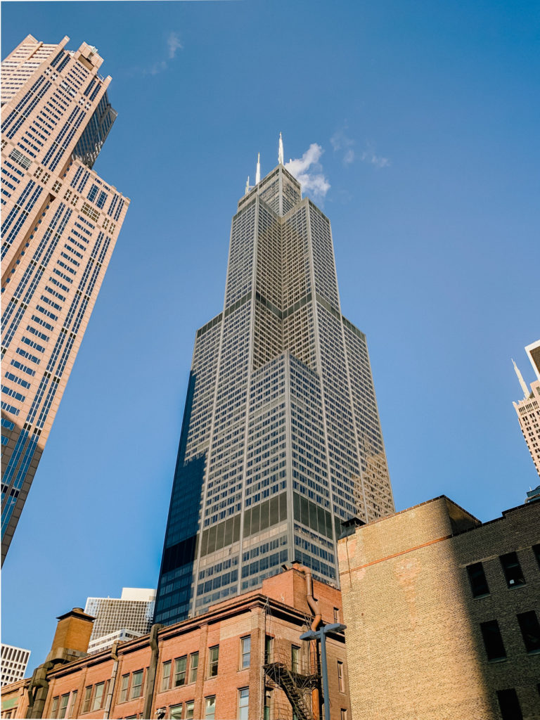 Meeting Santa on the Willis Tower Skydeck