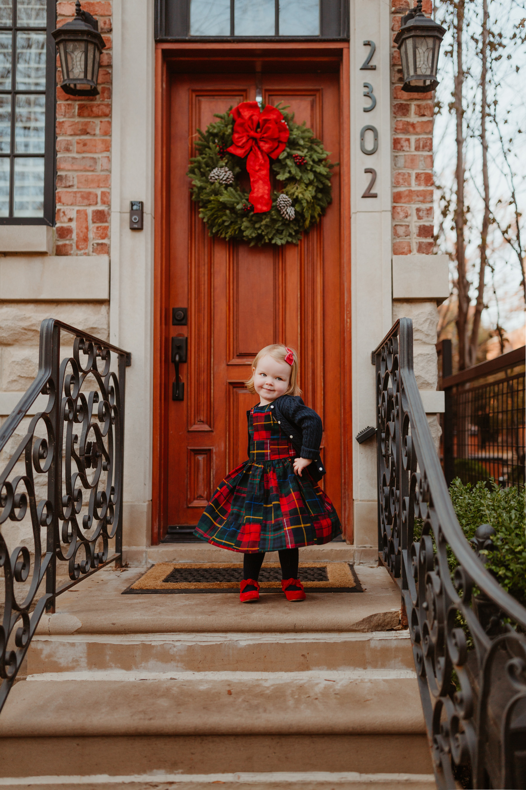 Plaid Dress (This is just the cutest, too! More holiday looks here.)