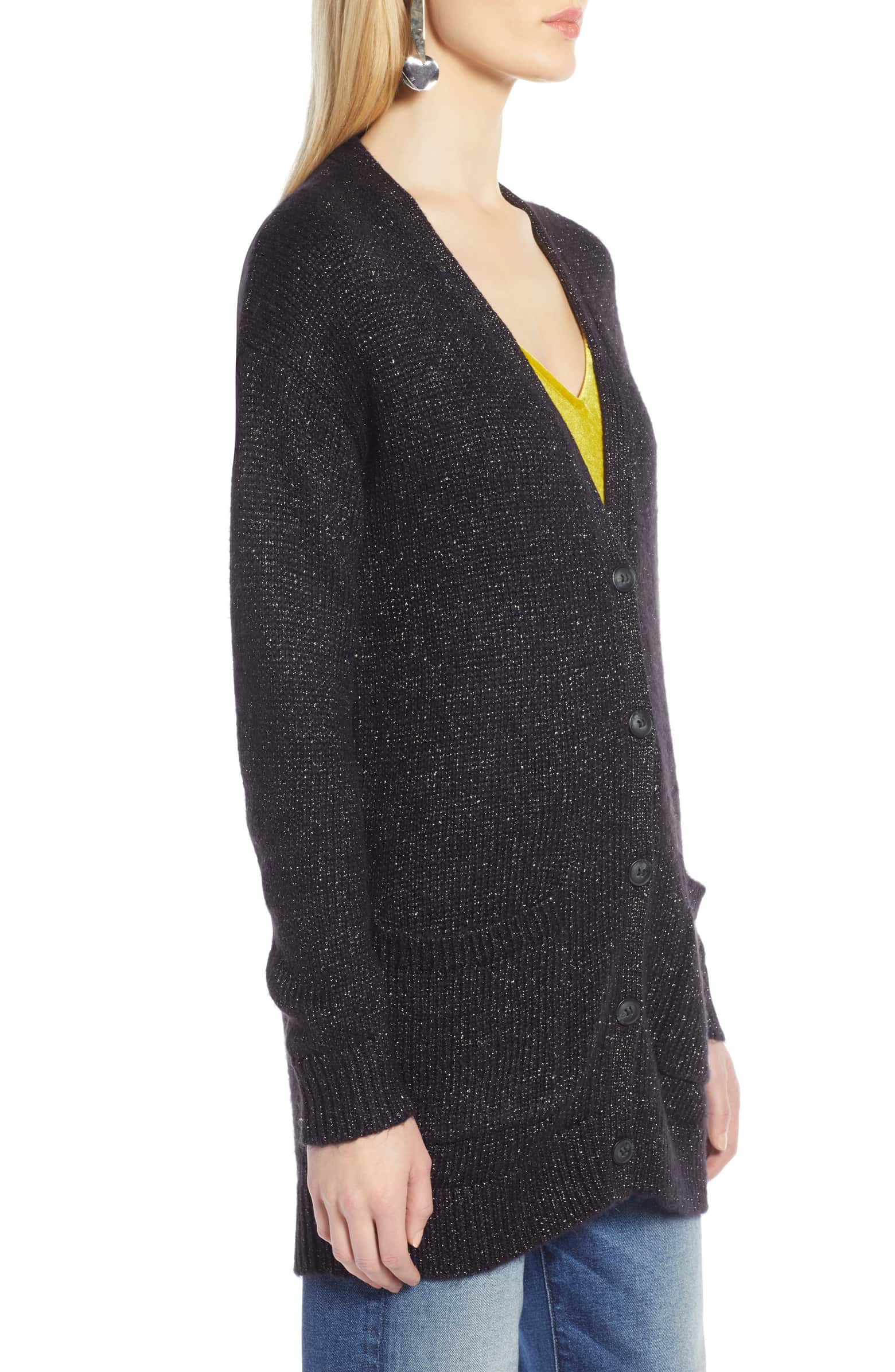 (Brand New NWOT -- Sample) Halogen Sparkle Cardigan, Size XS