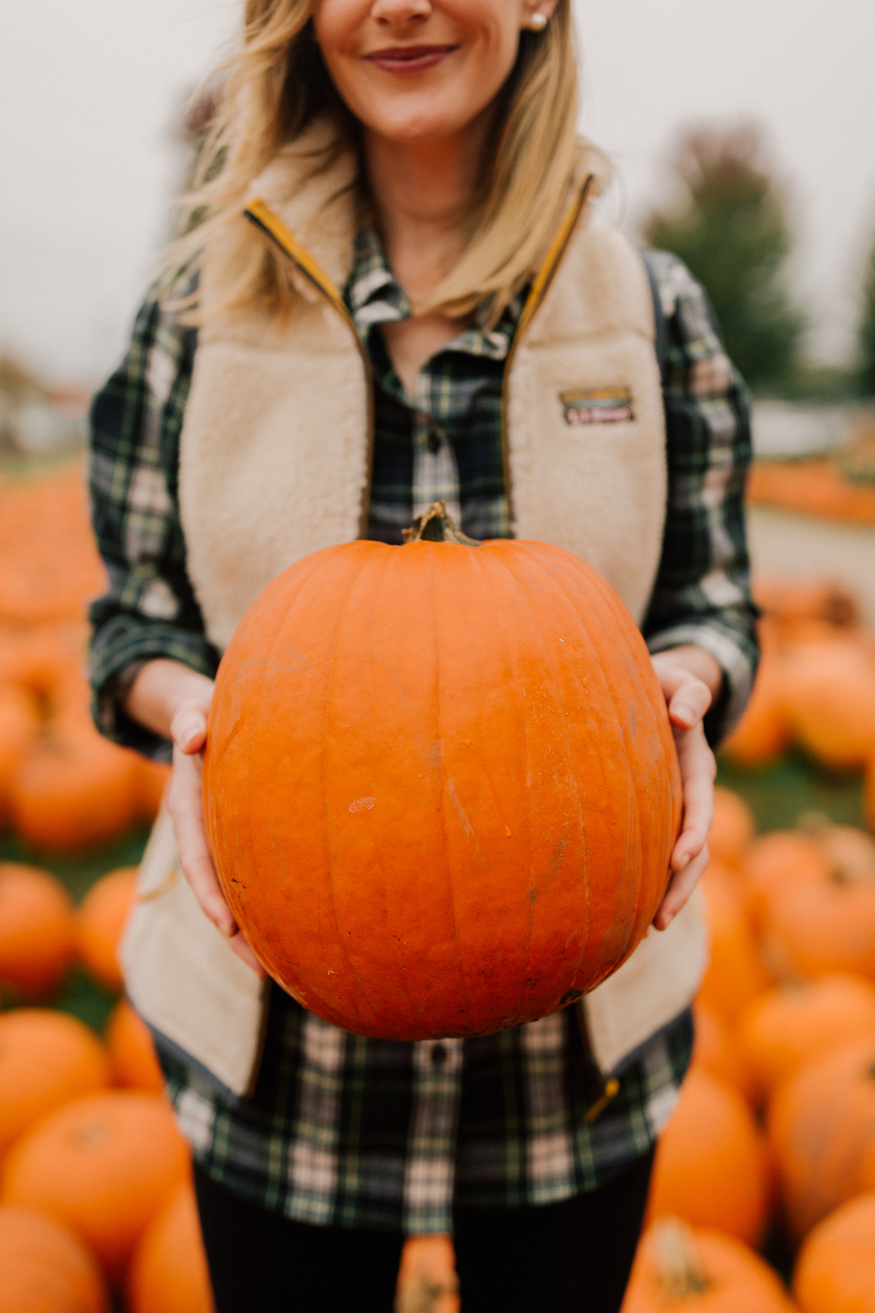 My Most-Worn Fall Outfit and Pumpkin Picking with the Larkins