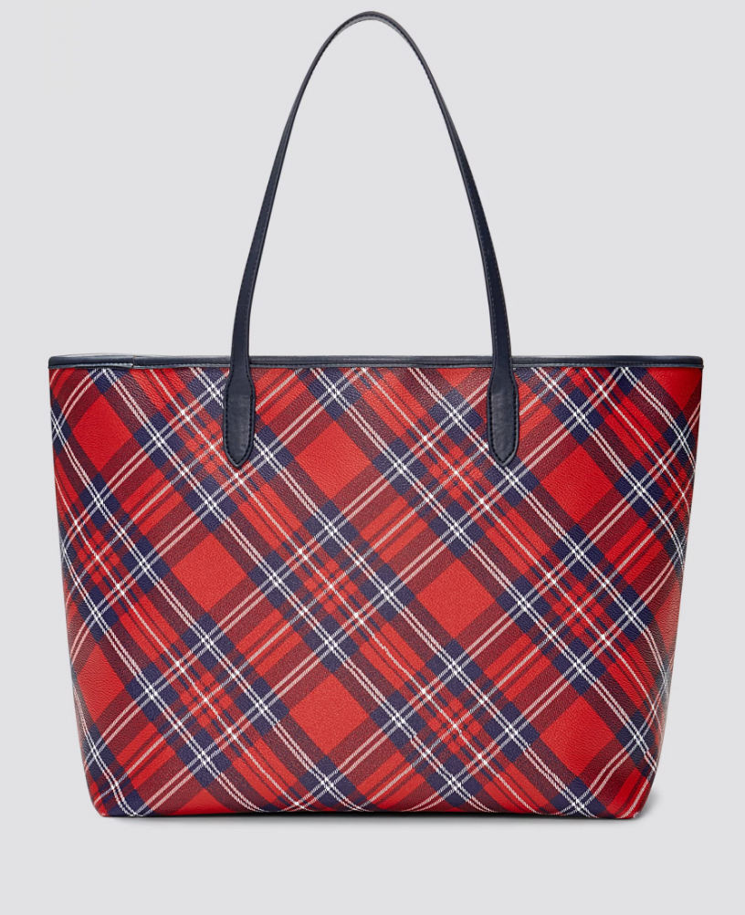 (New with Tags) Draper James Plaid Tote