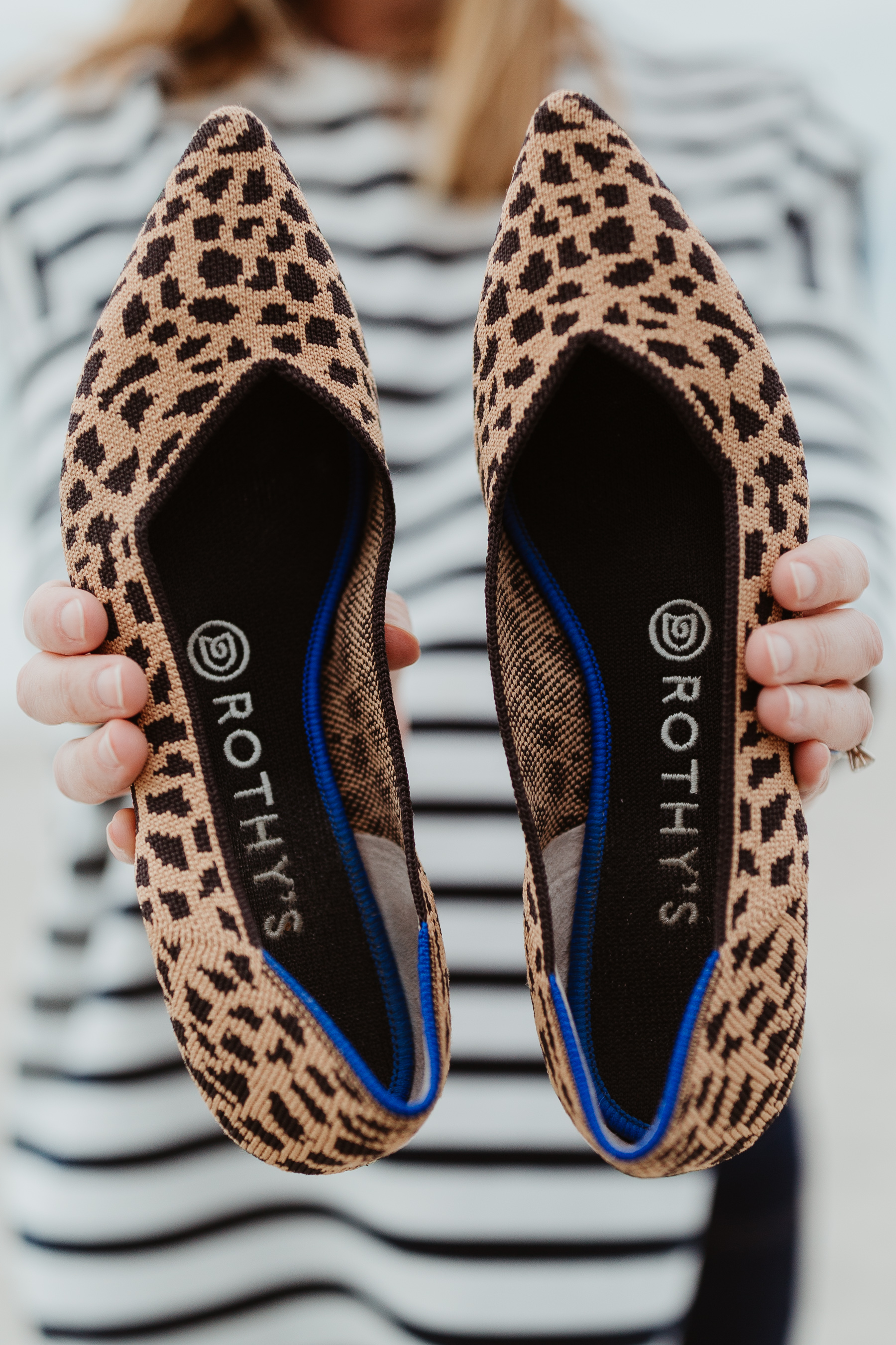 Rothy's Pointed Leopard Flat - Kelly in the City