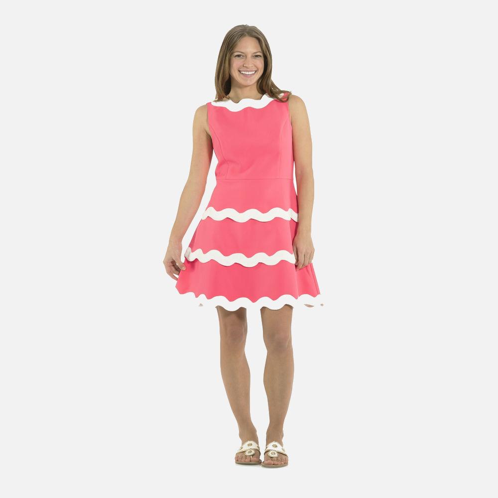 (New with Tags) Sail to Sable Pink Ric Rac Dress, Size 2