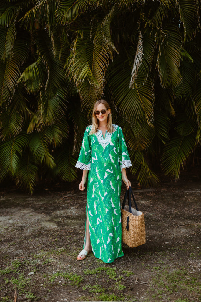 Banana Leaf Palm Dress & Sail to Sable Palm Print Collection