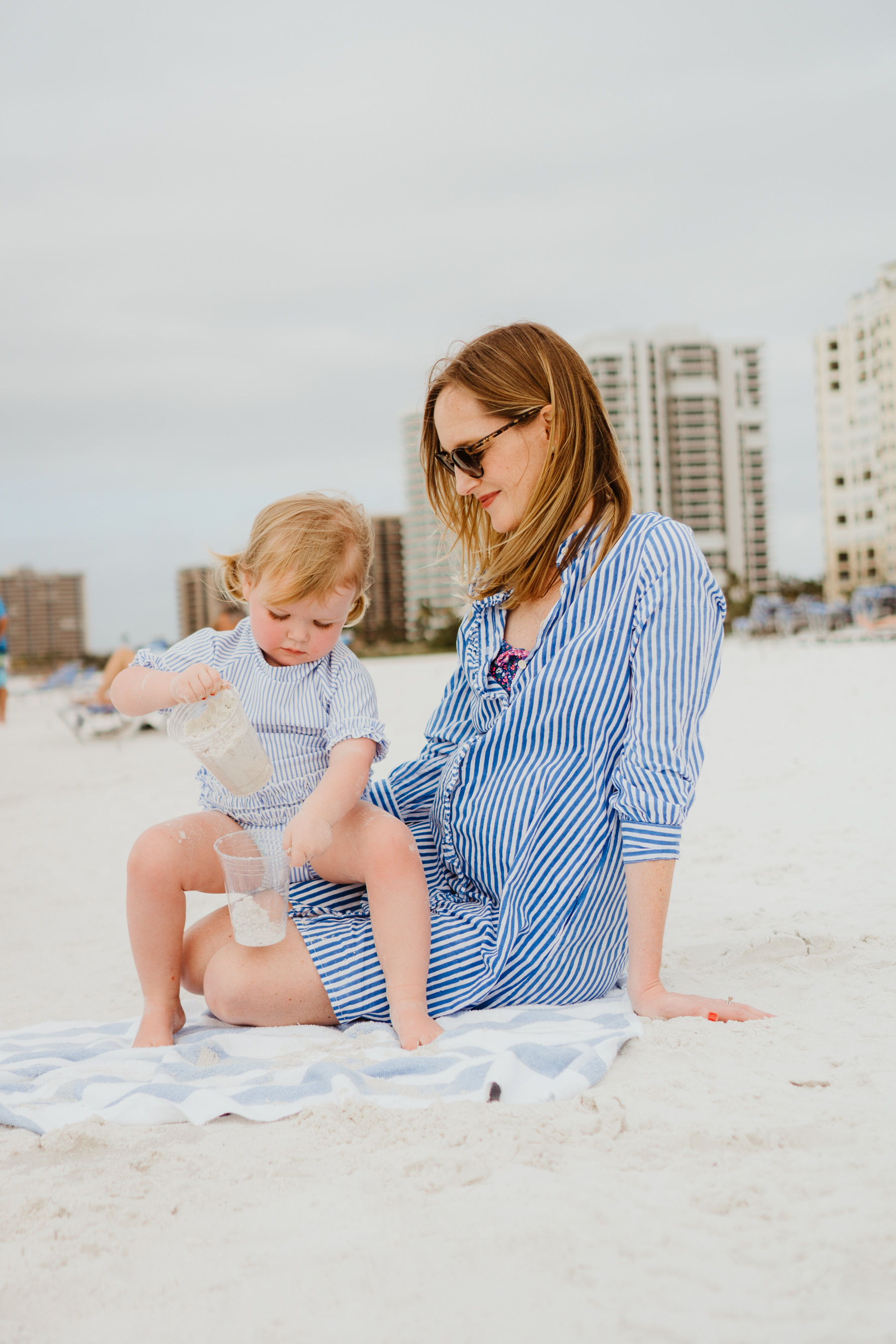 Emma Larkin and Kelly Larkin at Marco Island